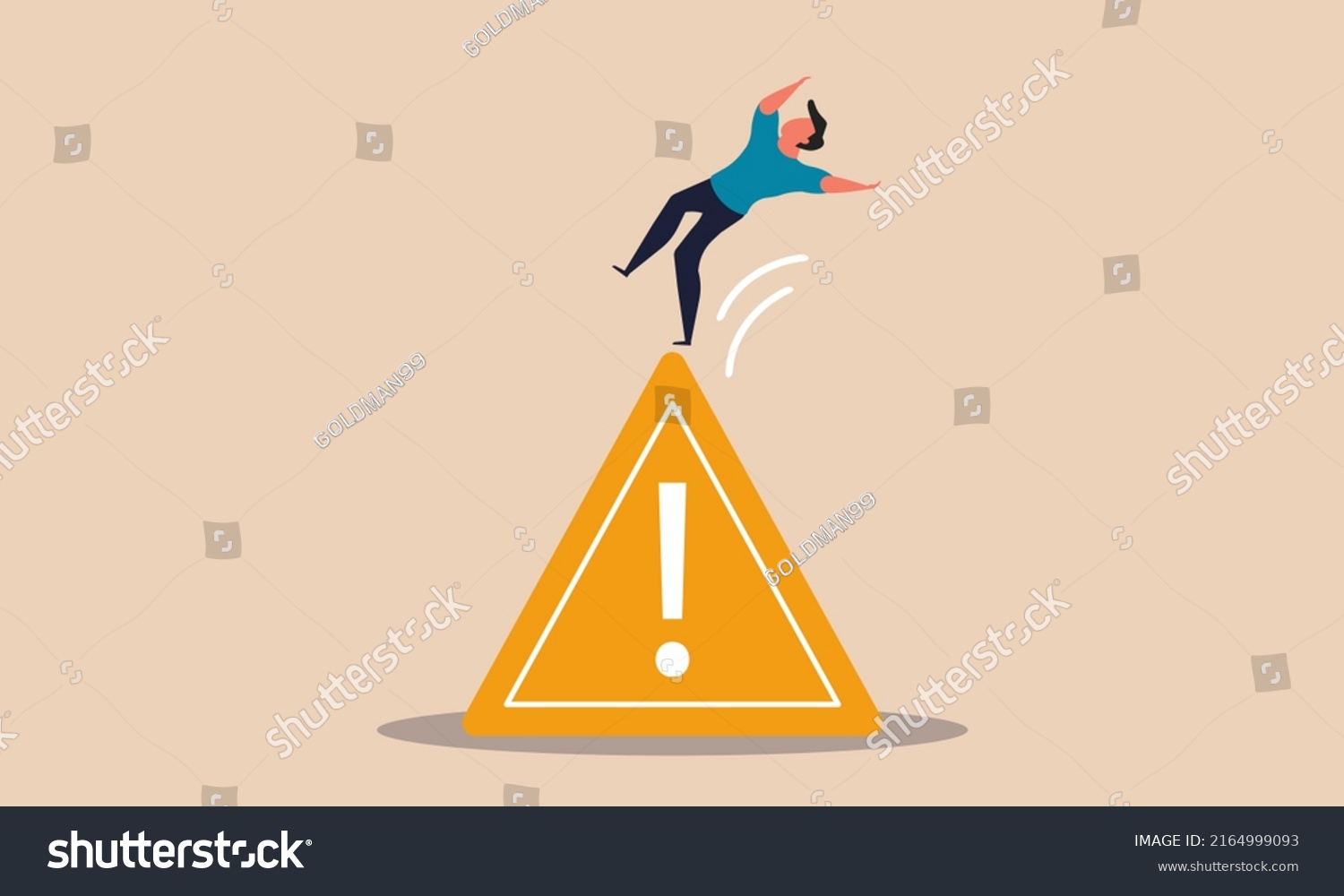 Mistake Risk Failure Business Critical Error Stock Vector (Royalty Free ...