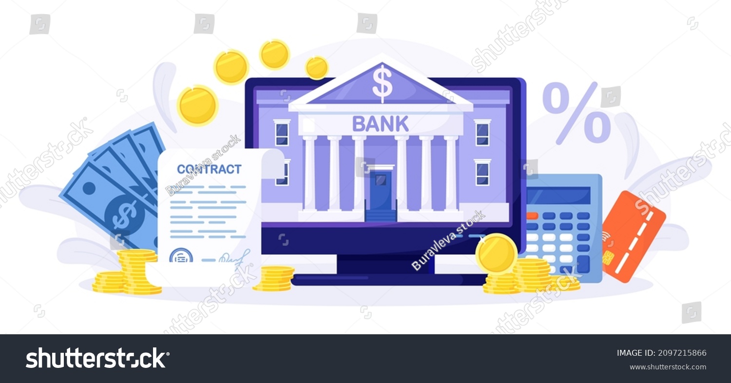 456 Financial institutions digital Stock Vectors, Images & Vector Art ...