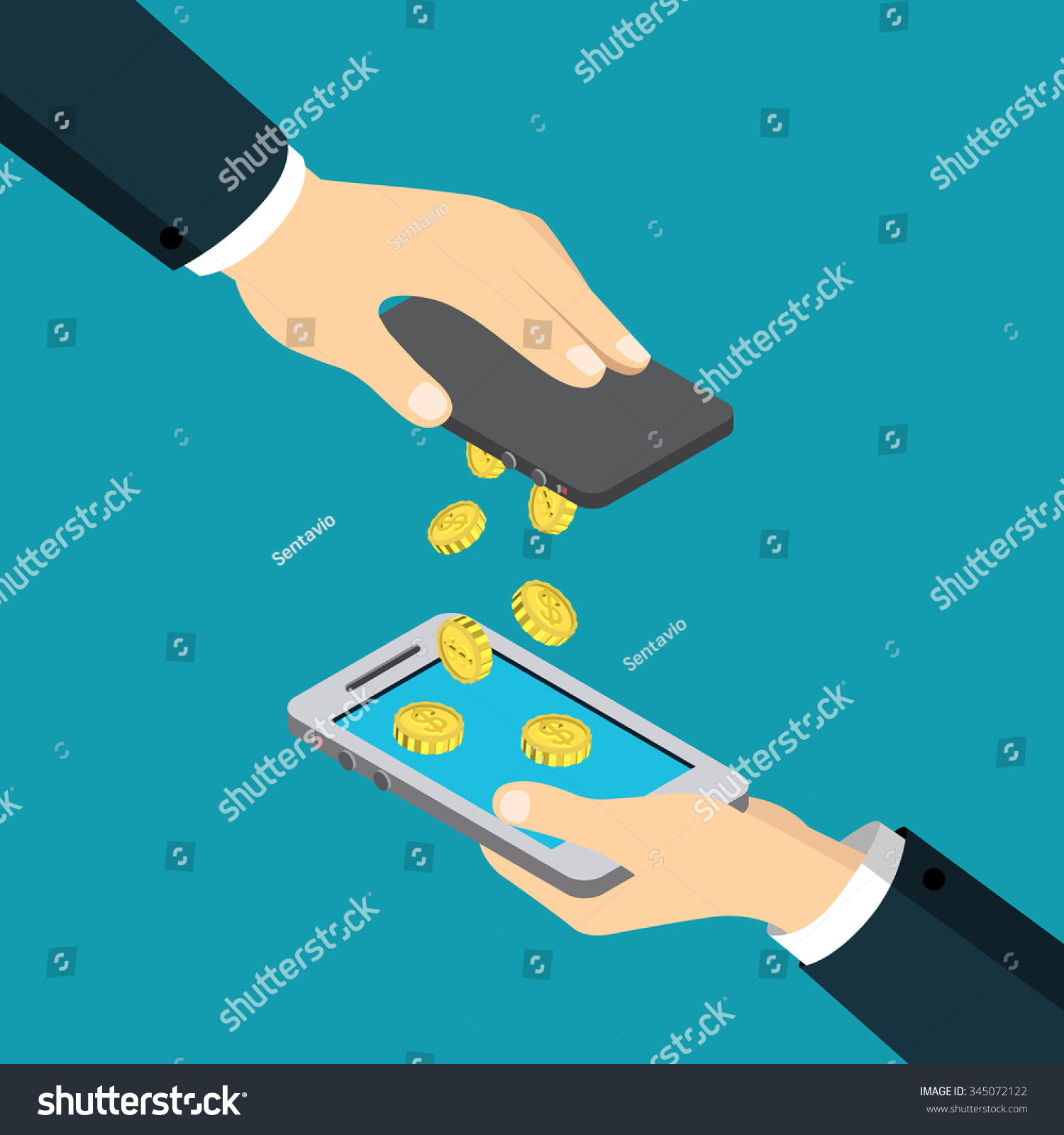 Financial Transaction Clip Art