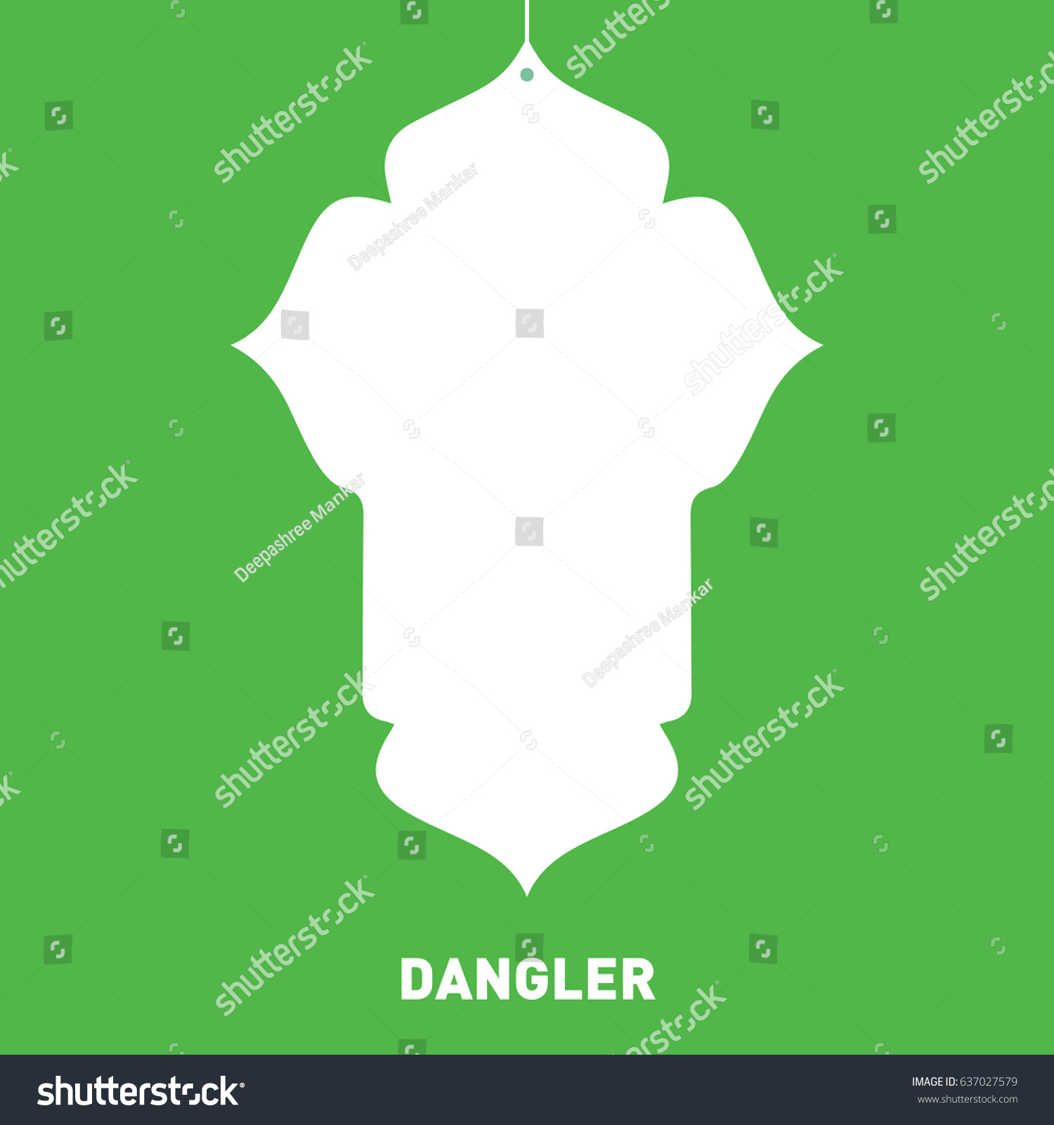 Download Mockup Dangler Stock Vector (Royalty Free) 637027579 - Shutterstock