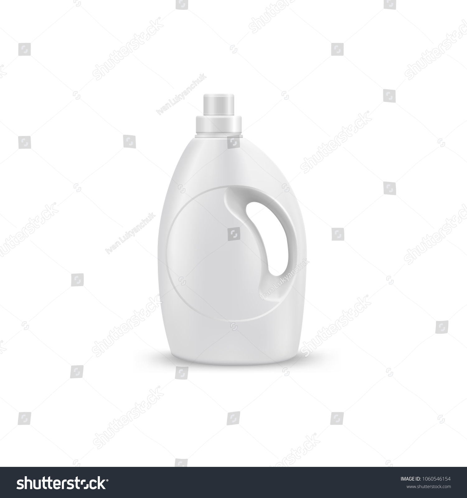 Mock Liquid Laundry Detergent Package Realistic Stock Vector (Royalty ...