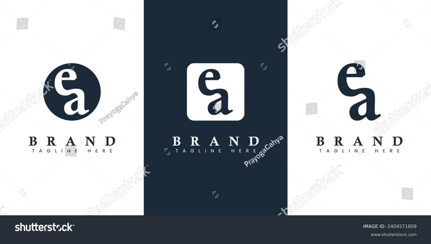 SVG of Modern and simple Lowercase EA Letter Logo, suitable for business with EA or AE initials. svg