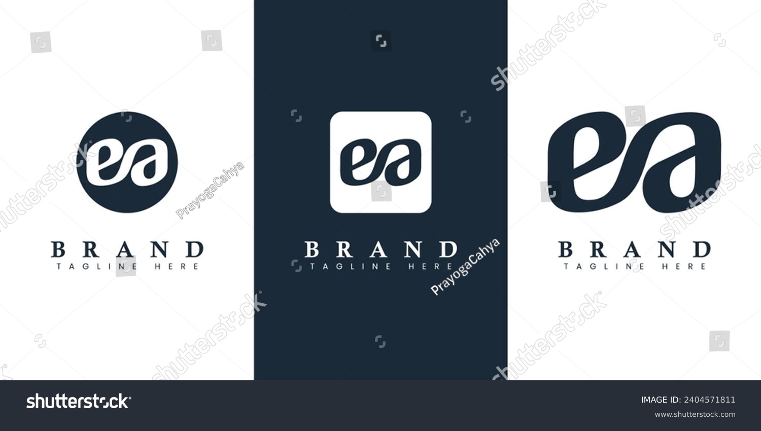 SVG of Modern and simple Lowercase EA Letter Logo, suitable for business with EA or AE initials. svg