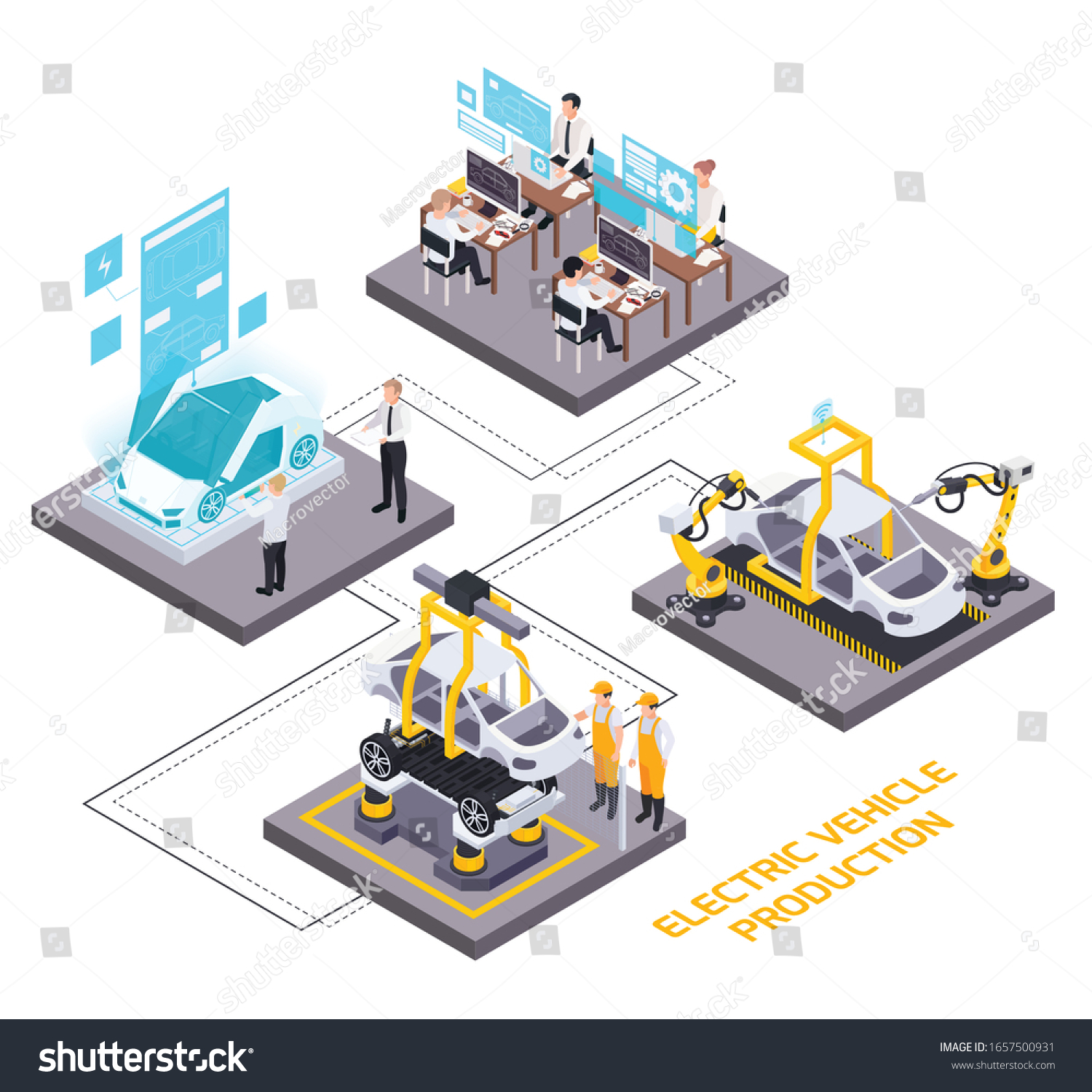 Car factory isometric Images, Stock Photos & Vectors | Shutterstock