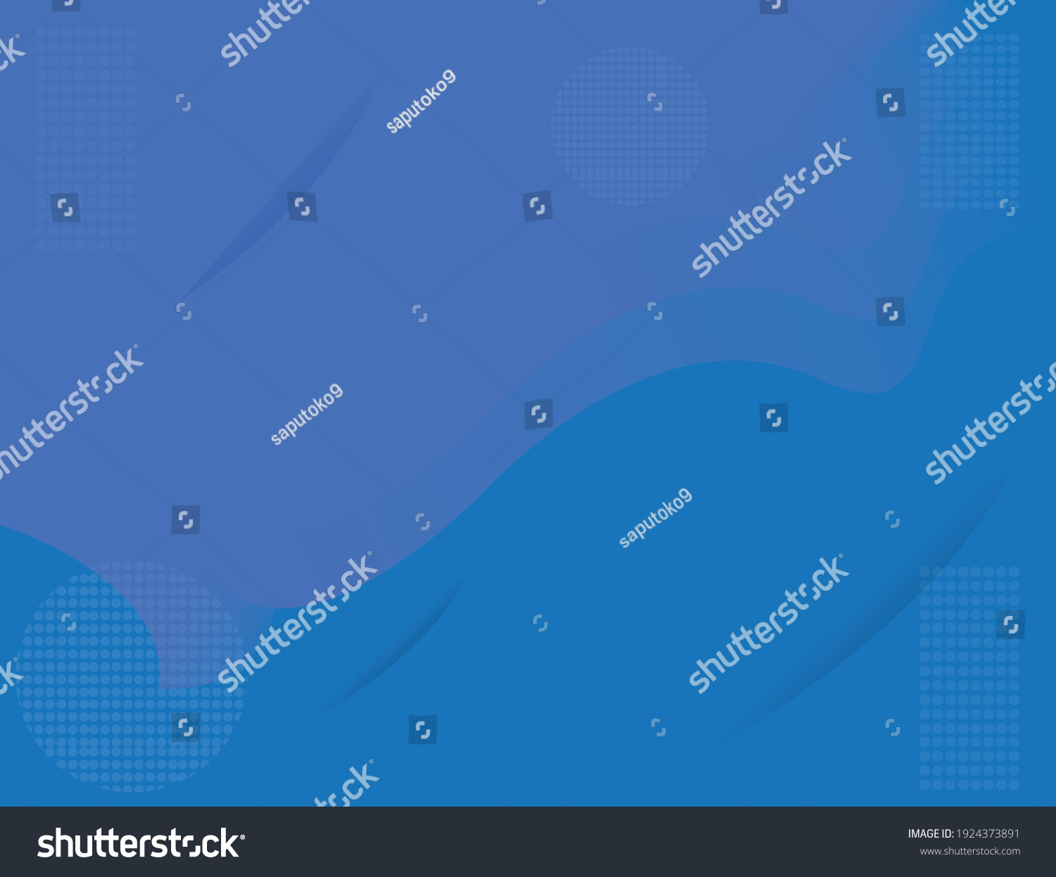 Modern Blue Background White Spots Stock Vector (Royalty Free