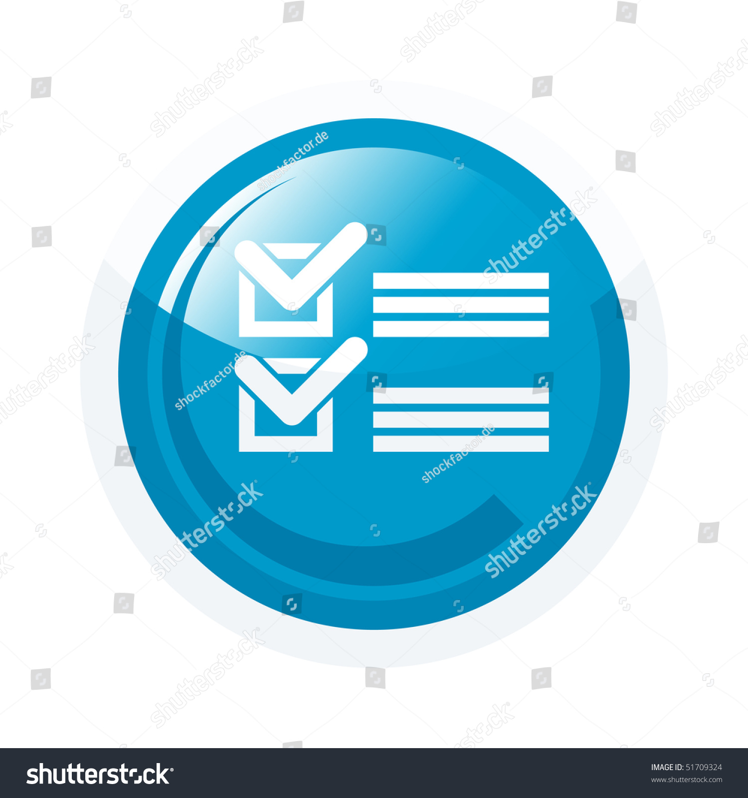 Modern Checkmark Sign Stock Vector (Royalty Free) 51709324