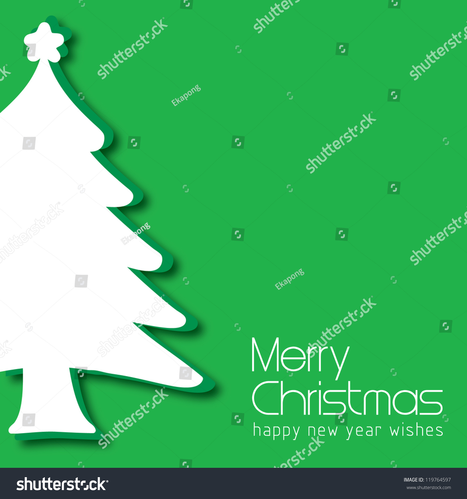 Download Modern Christmas Tree Background Vector Illustration Stock Vector Royalty Free 119764597 PSD Mockup Templates