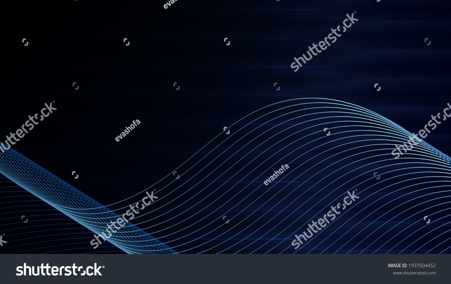 Modern Dark Blue Background Lines Stock Vector (Royalty Free