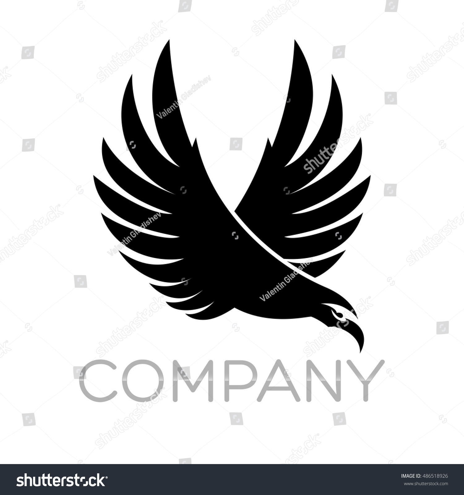 Modern Eagle Logo Stock Vector (Royalty Free) 486518926 | Shutterstock