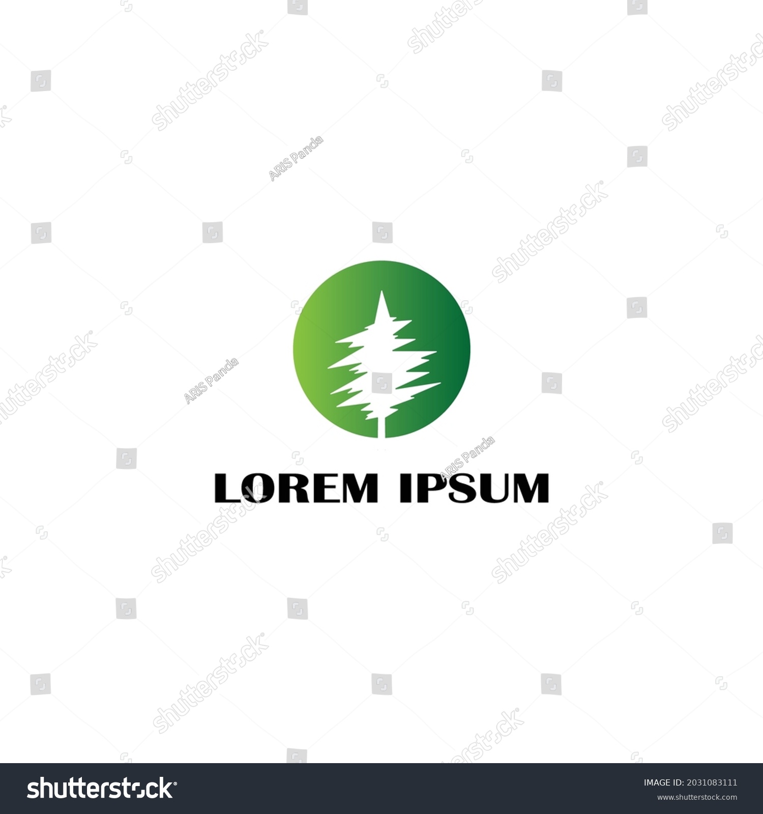 Modern Eco Green Logo Design Vector Stock Vector (Royalty Free ...