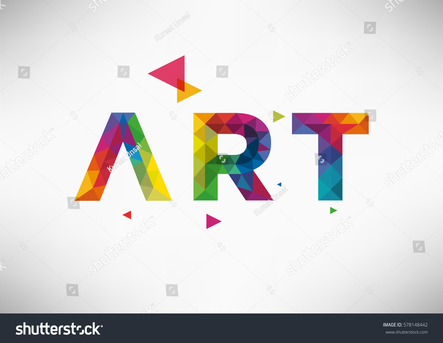 Download Modern Geometric Vector Design Art Word Stock Vector 578148442 - Shutterstock