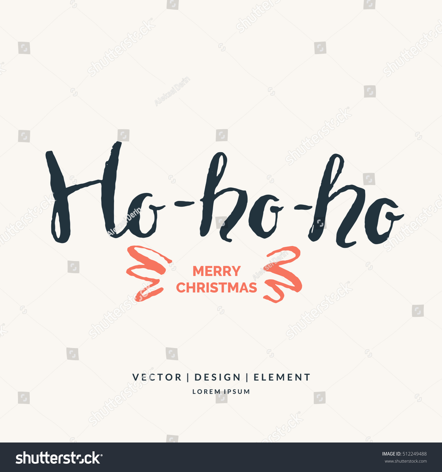 Modern Hand Drawn Lettering Phrase Ho Stock Vector Royalty Free