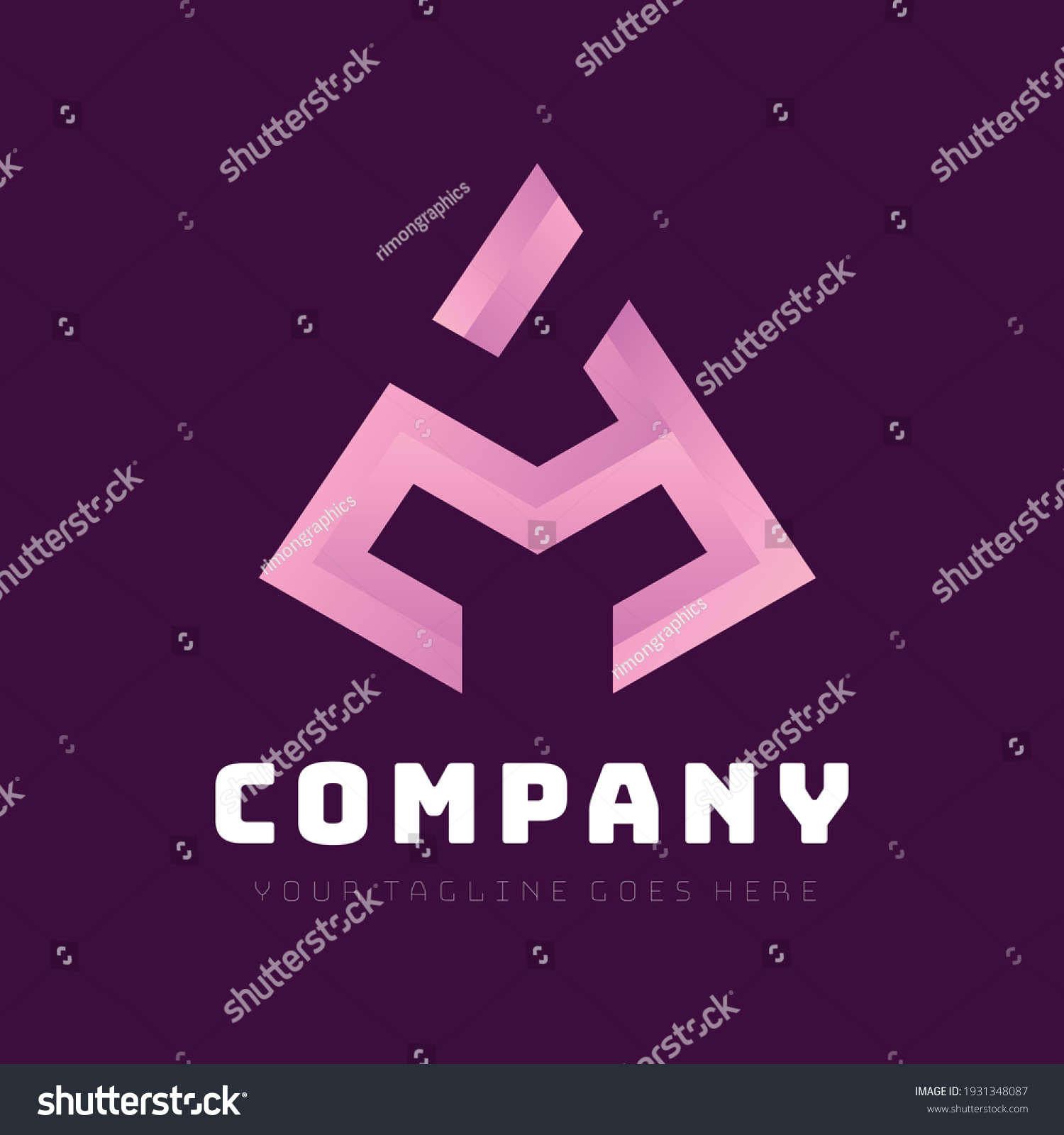 Modern Letter Logo Monogram Stock Vector Royalty Free 1931348087 Shutterstock 2606