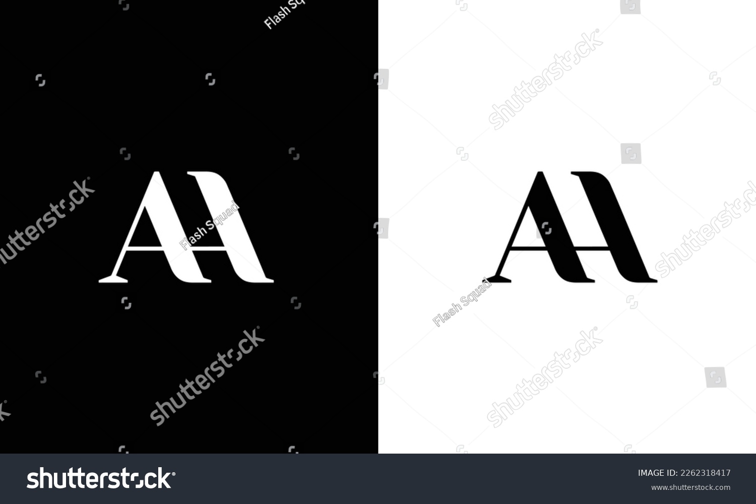 SVG of Modern letters AH, HA Logo Design Template Vector. svg