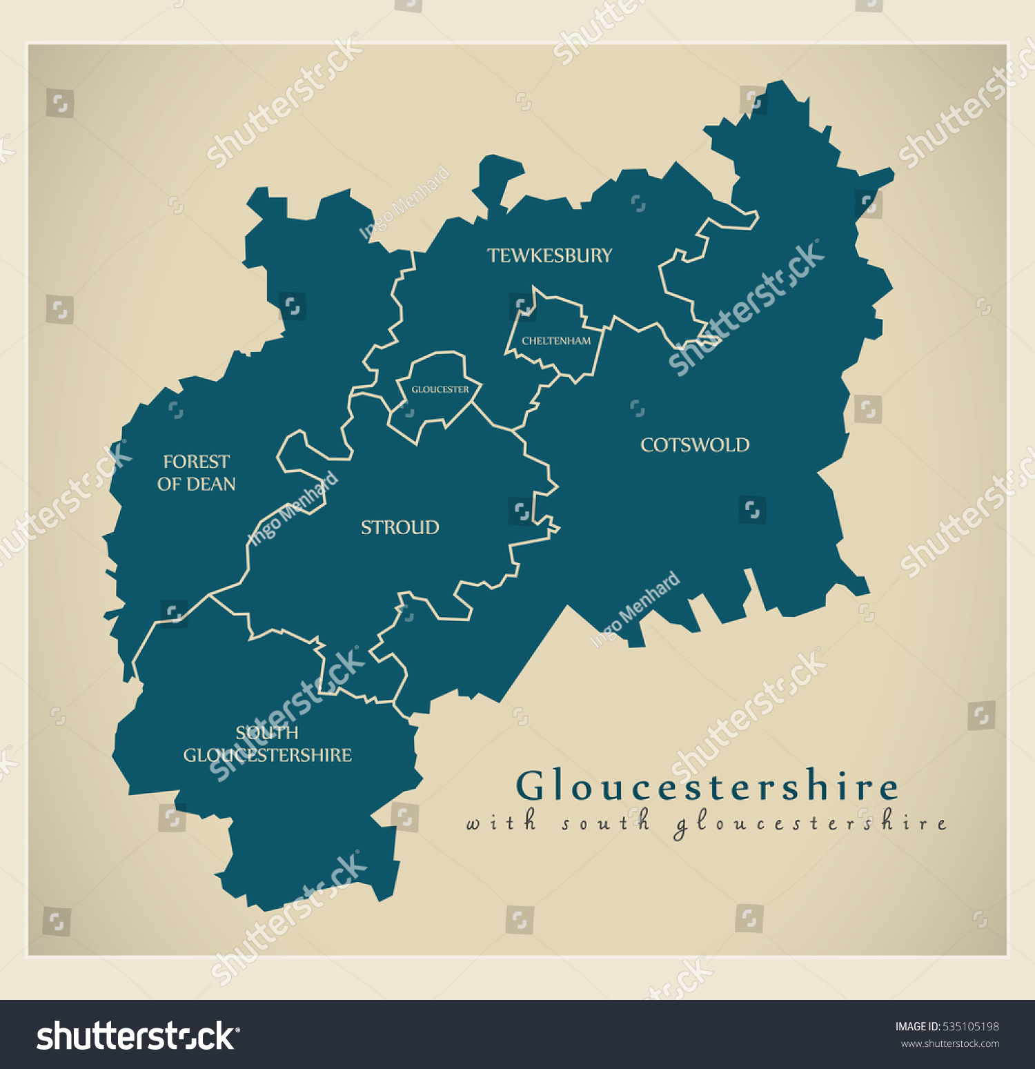 Map Of South Gloucestershire Uk Modern Map Gloucestershire County South Gloucestershire Stock Vector  (Royalty Free) 535105198 | Shutterstock