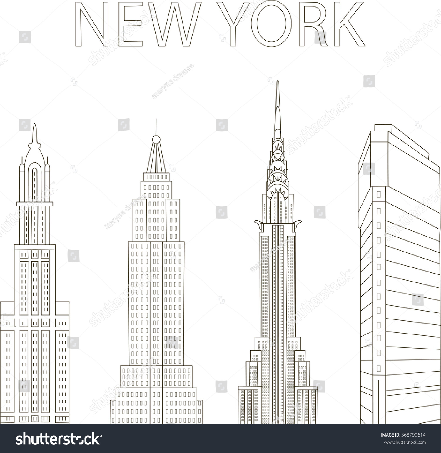 SVG of Modern New York  svg