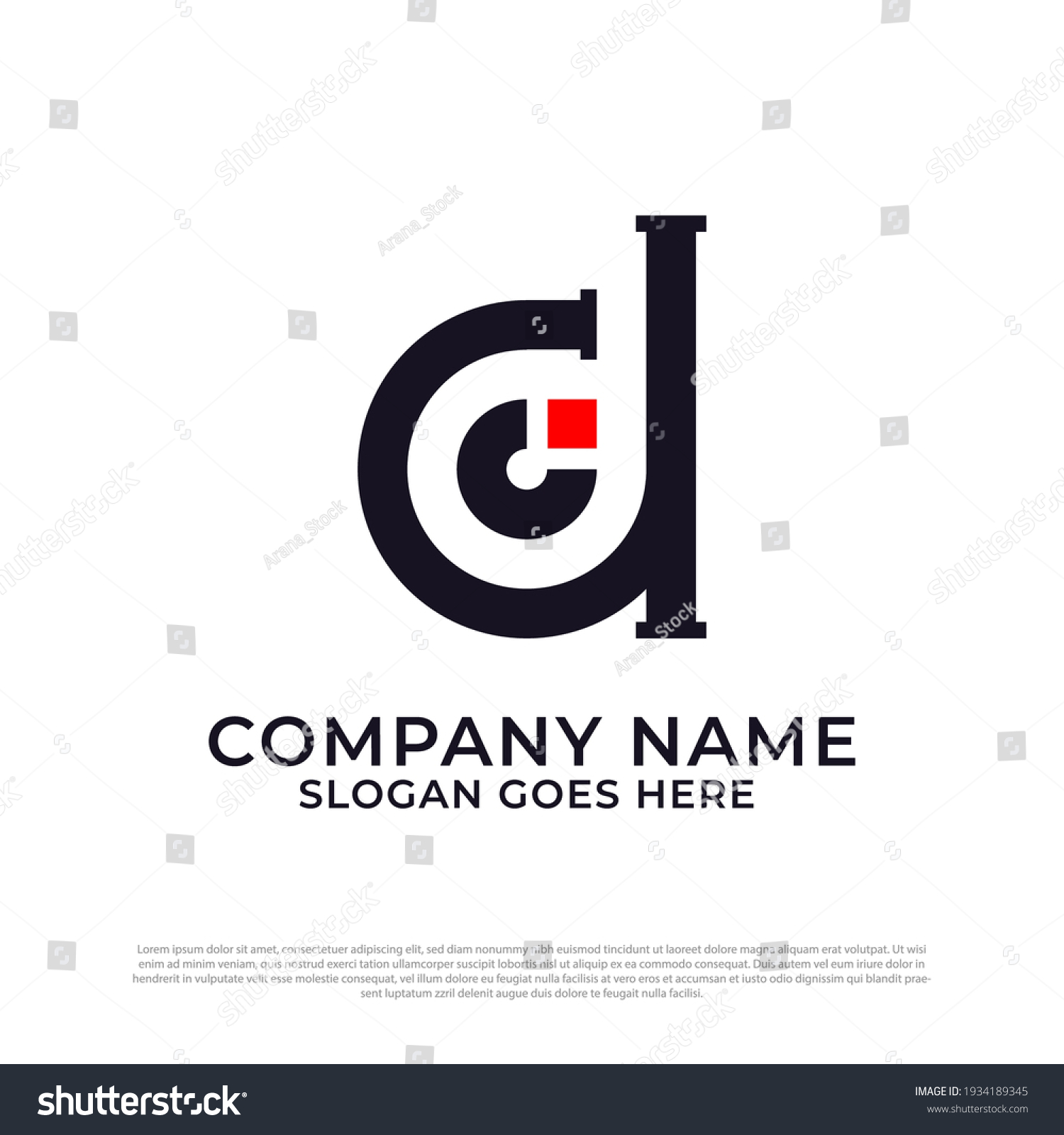 Modern Plumbing Initial Letter D C Stock Vector (Royalty Free ...