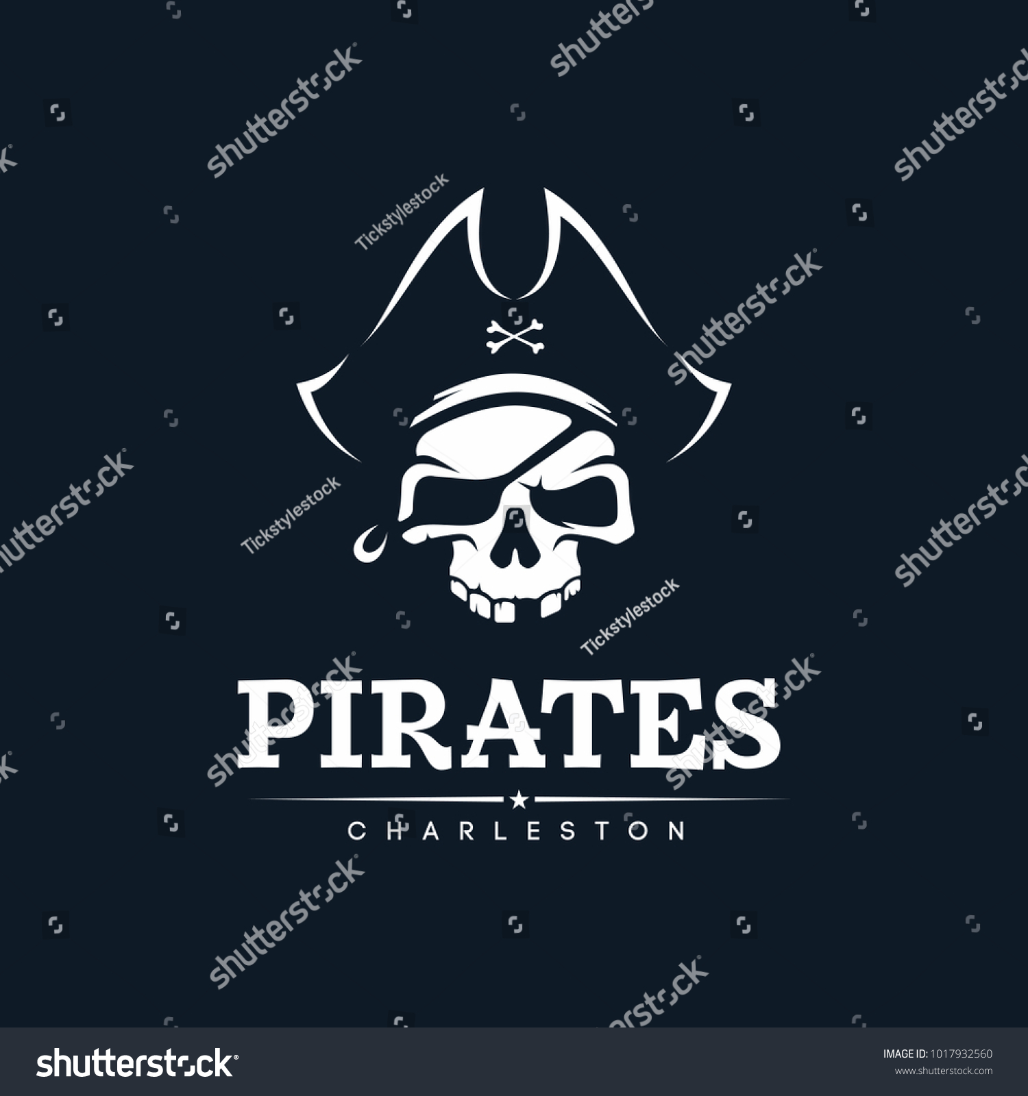 SVG of Modern professional emblem pirates  for american football team svg