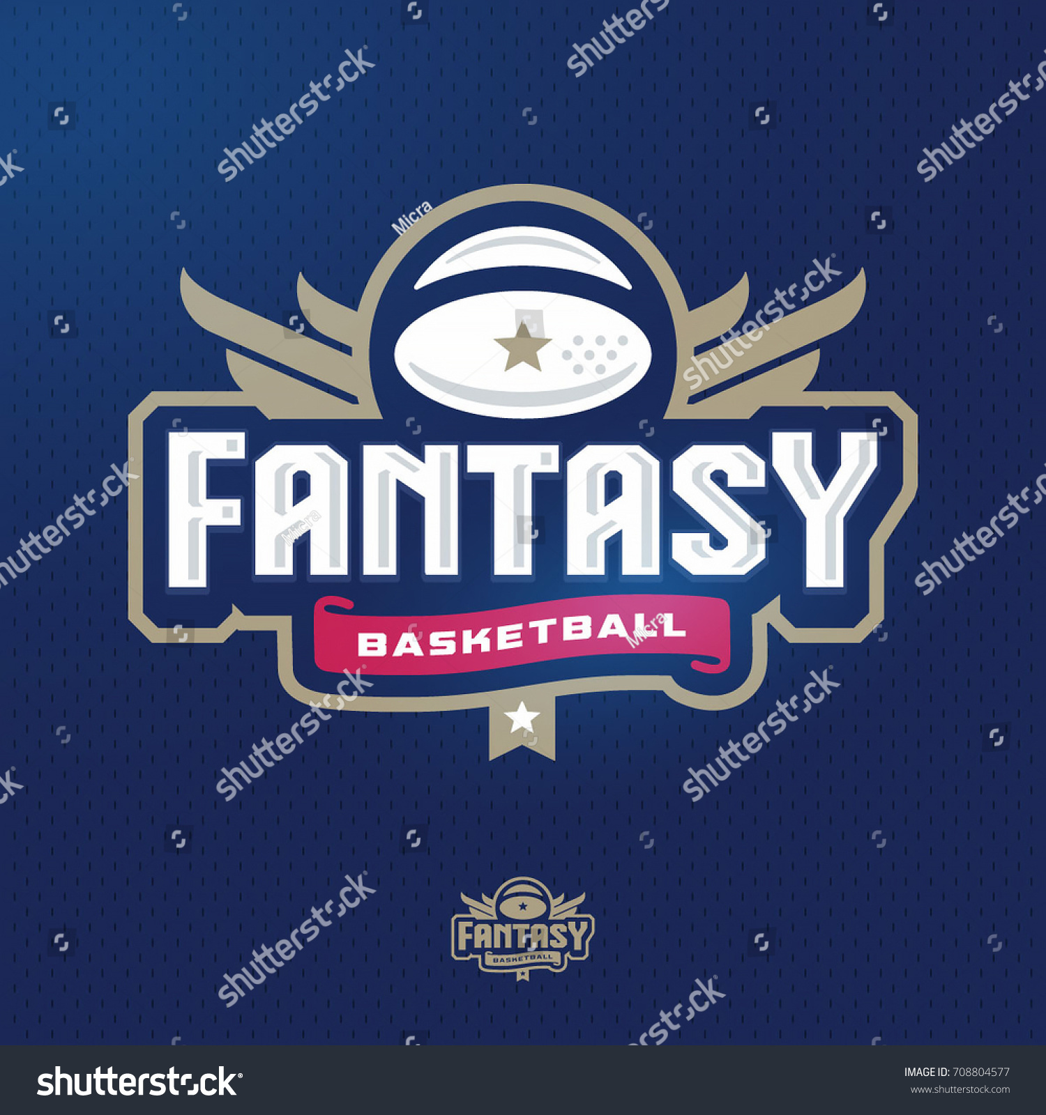 modern professional fantasy basketball sports template のベクター