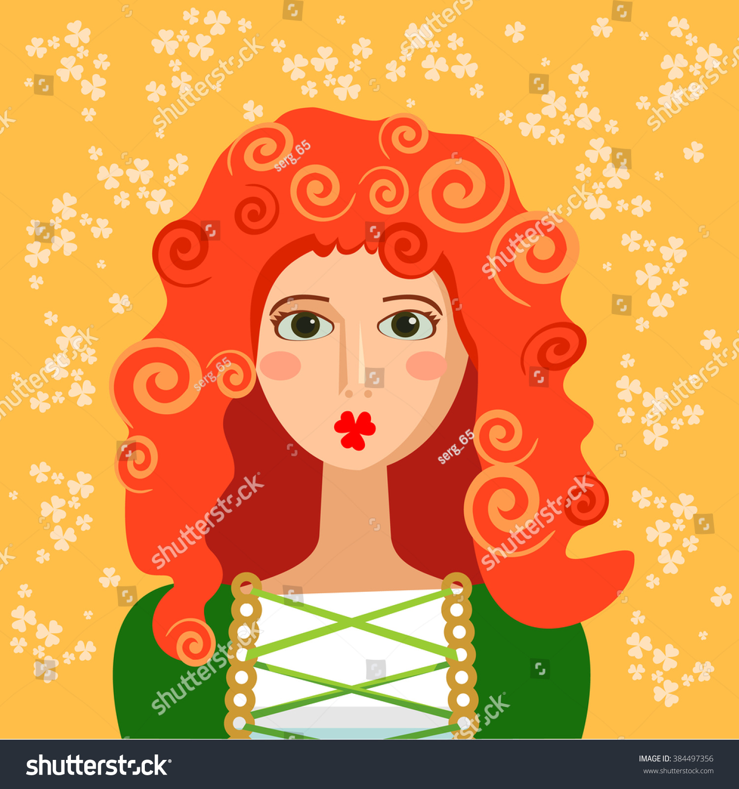 Girl redhead irish 