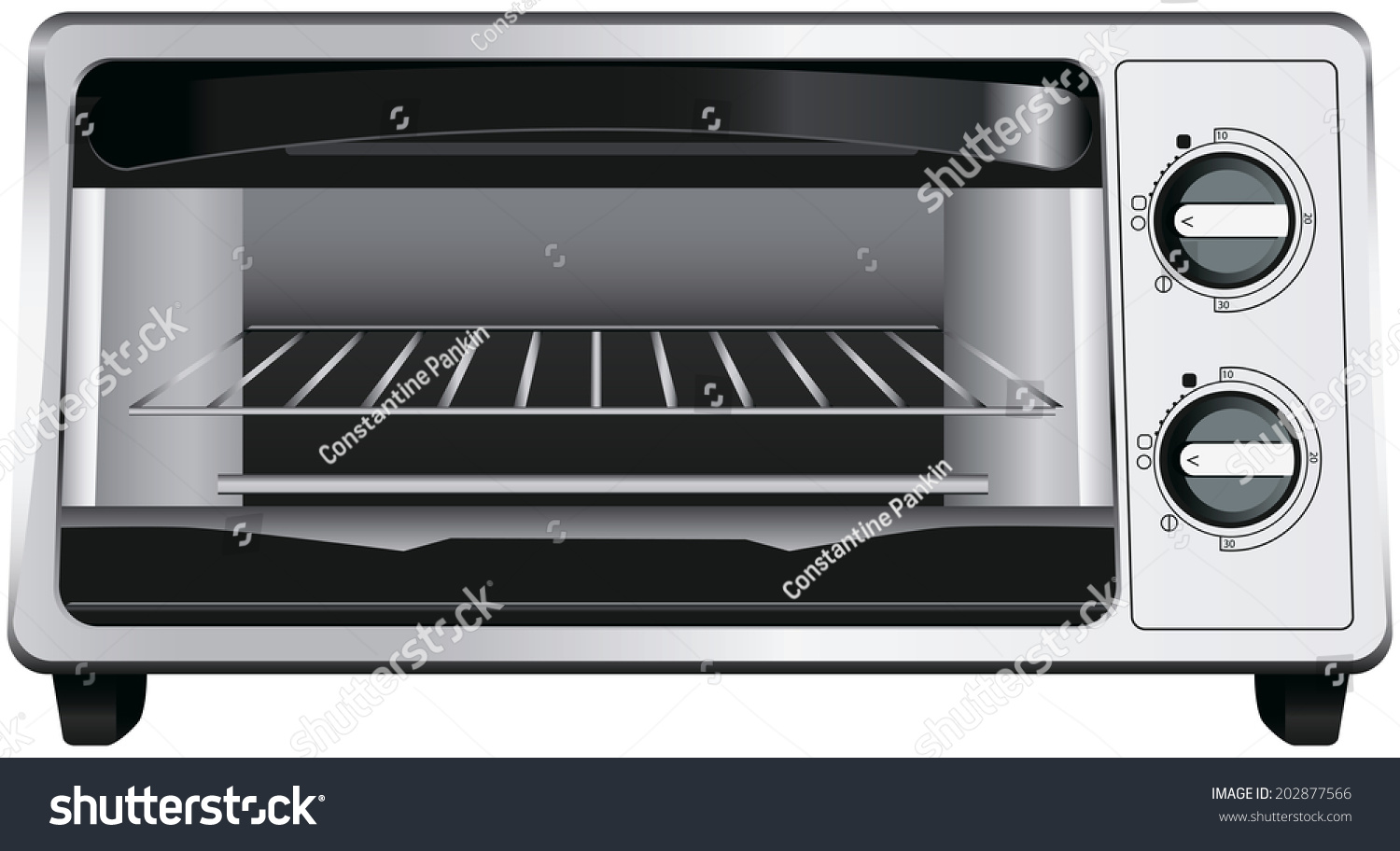 Modern Toaster Oven Glass Door Vector Stock Vector - Modern Toaster Oven With Glass Door Vector Illustration modern toaster oven glass door vector stock vector - modern toaster oven with glass door vector illustration