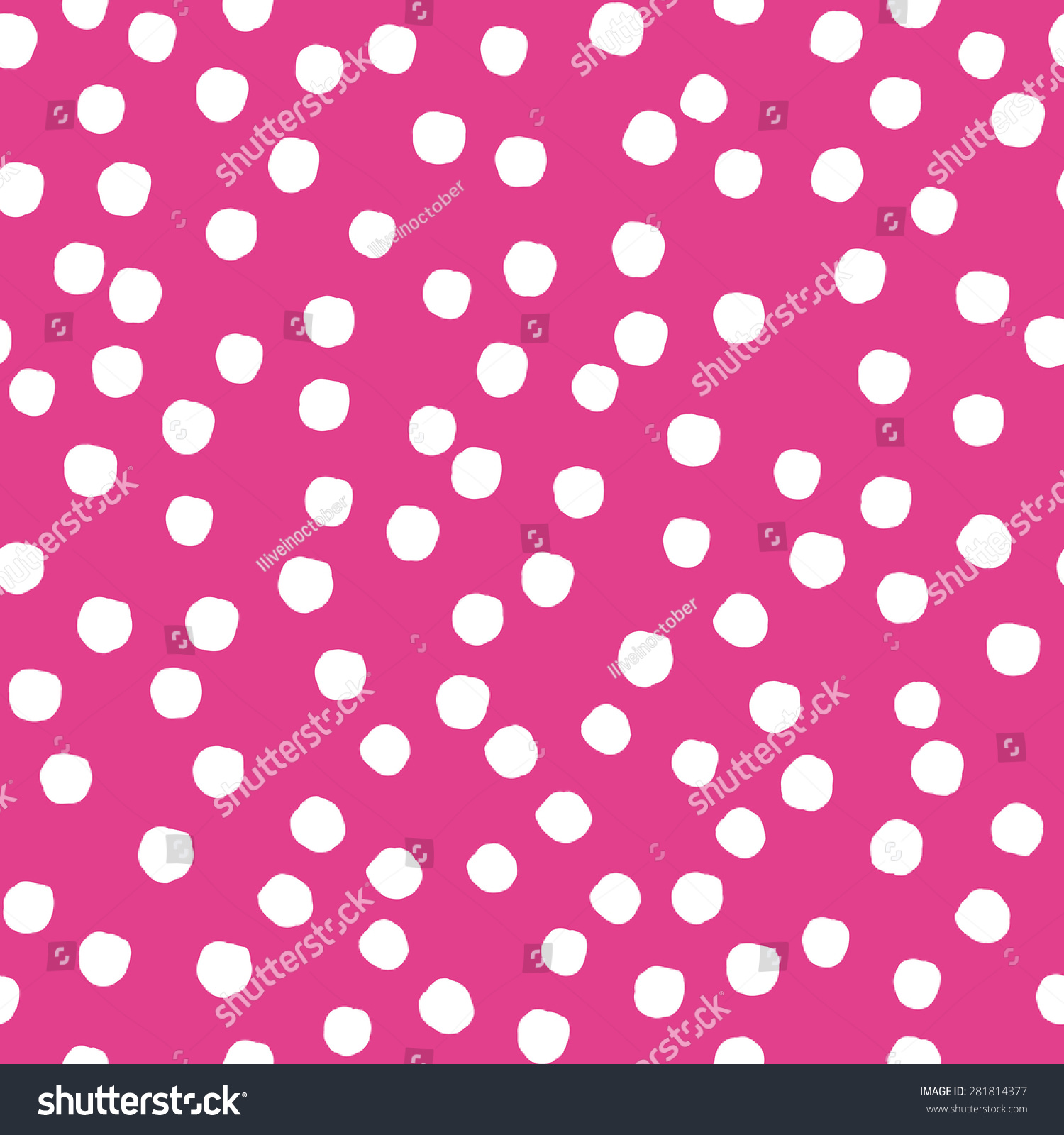 Modern Vector Background With Dots. Beautiful Polka Dots Seamless ...
