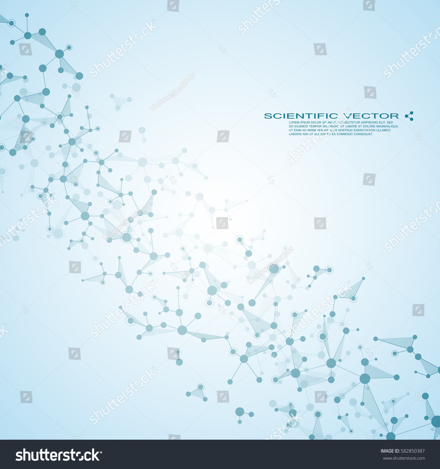 Molecule Dna Neurons Vector Molecular Structure Stock Vector (Royalty ...