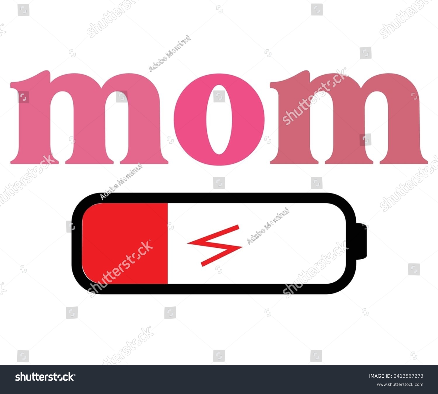 SVG of Mom Battery Low T-Shirt Design,Mothers Day Svg,Png,Mom Quotes Svg,Funny Mom Svg,Gift For Mom Svg,Mom life Svg,Mama Svg,Mommy T-shirt Design,Svg Cut File,Dog Mom deisn,Retro Groovy,Auntie T-shirt, svg