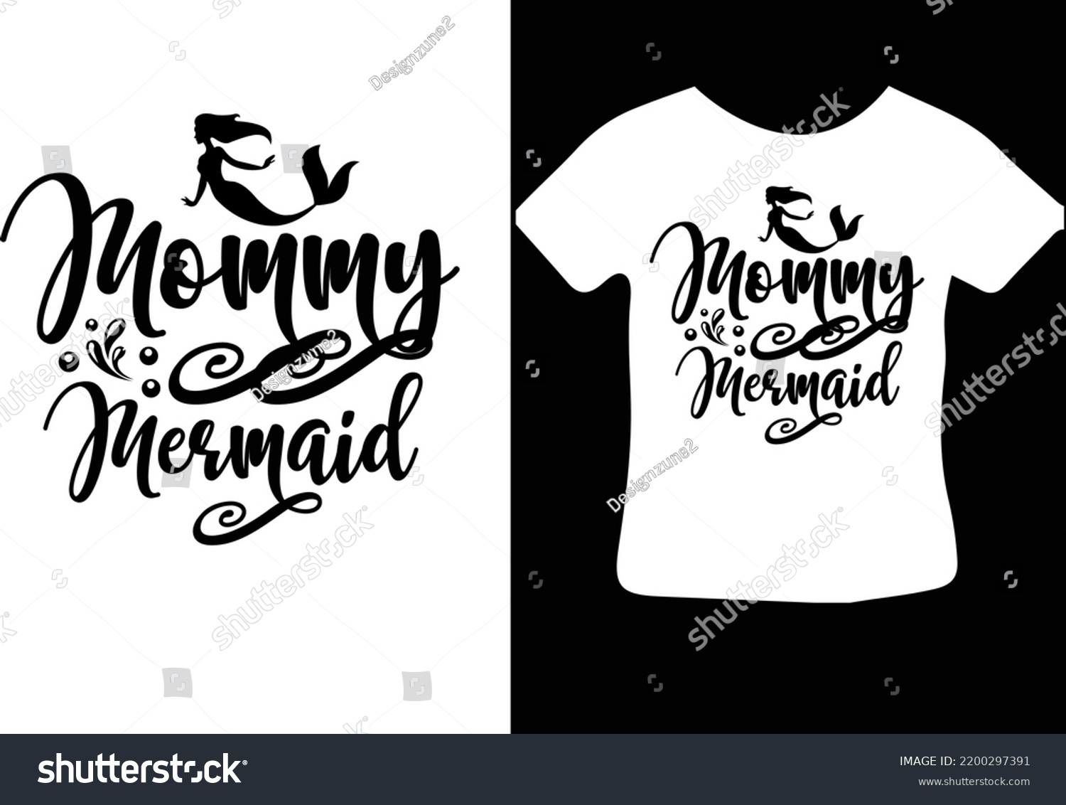 SVG of Mommy Mermaid svg deign file svg