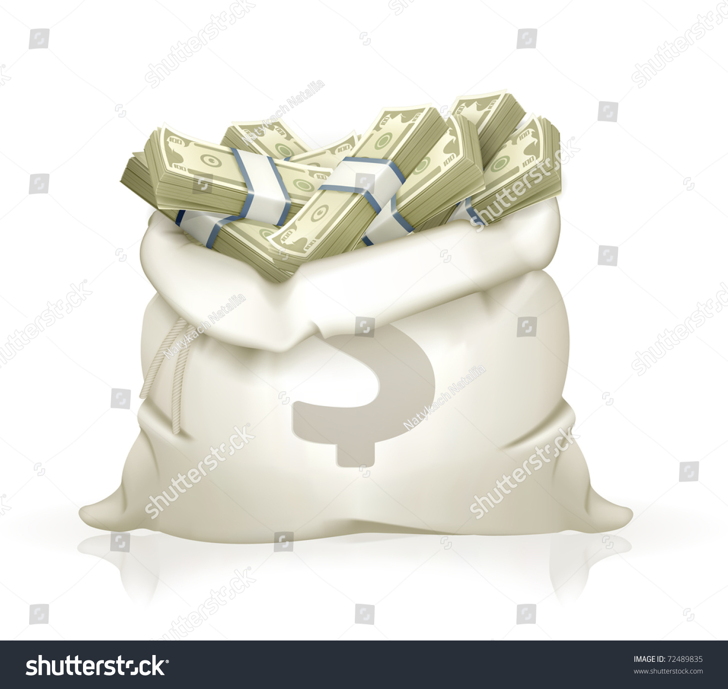 Moneybag 10 Eps Stock Vector (Royalty Free) 72489835 - Shutterstock