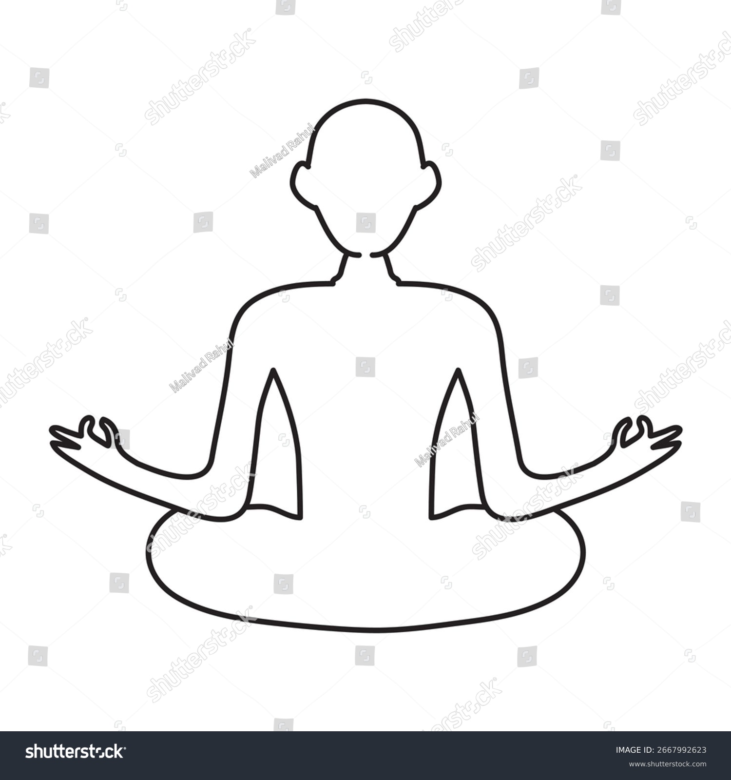 recommend clip art: Monk icon Isolated flat vector in outline vector illustration for web and app..eps