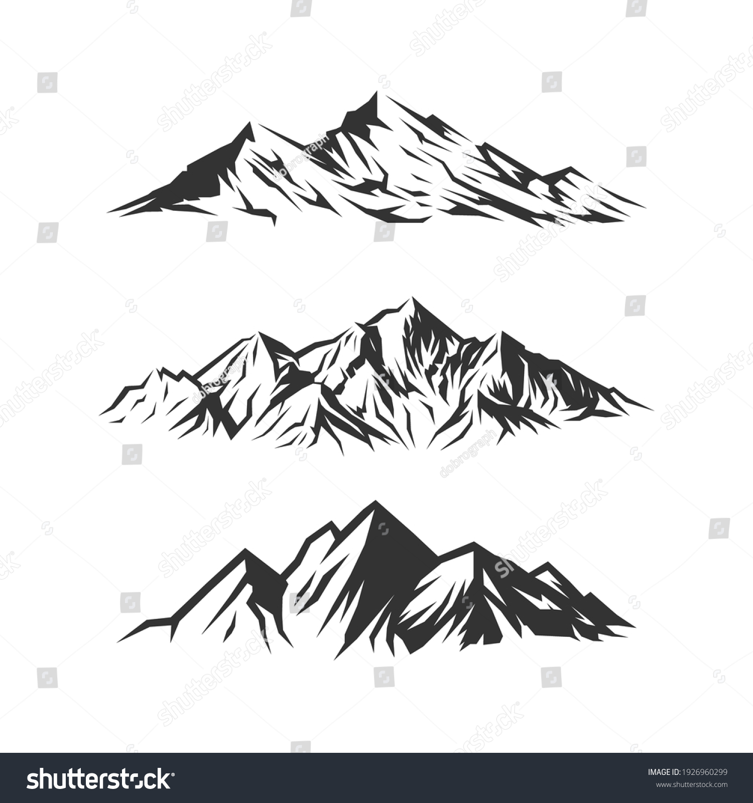 844,244 Mountains vector Images, Stock Photos & Vectors | Shutterstock