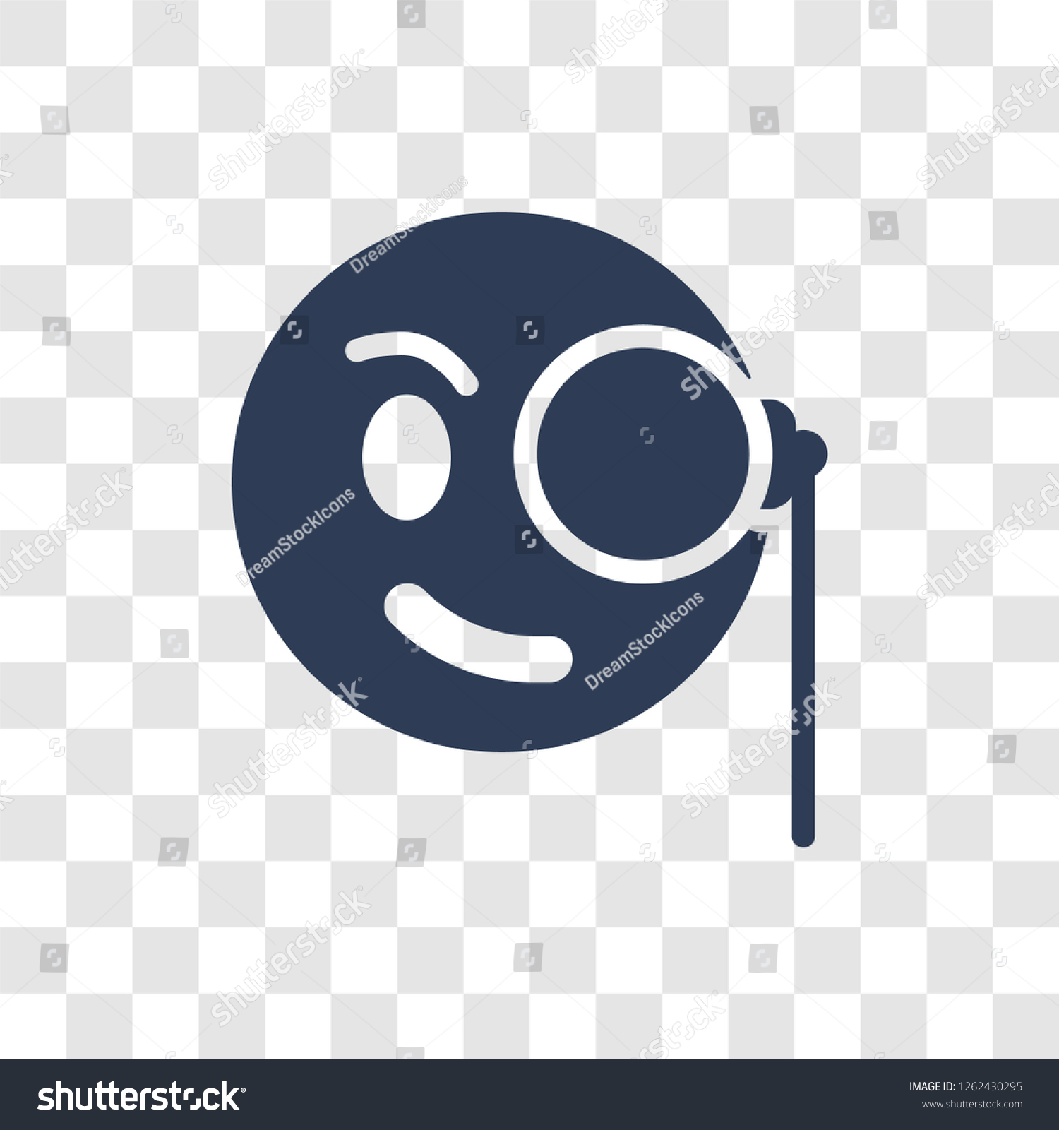 Monocle Emoji Icon Trendy Monocle Emoji Stock Vector Royalty Free 1262430295 Shutterstock 8532