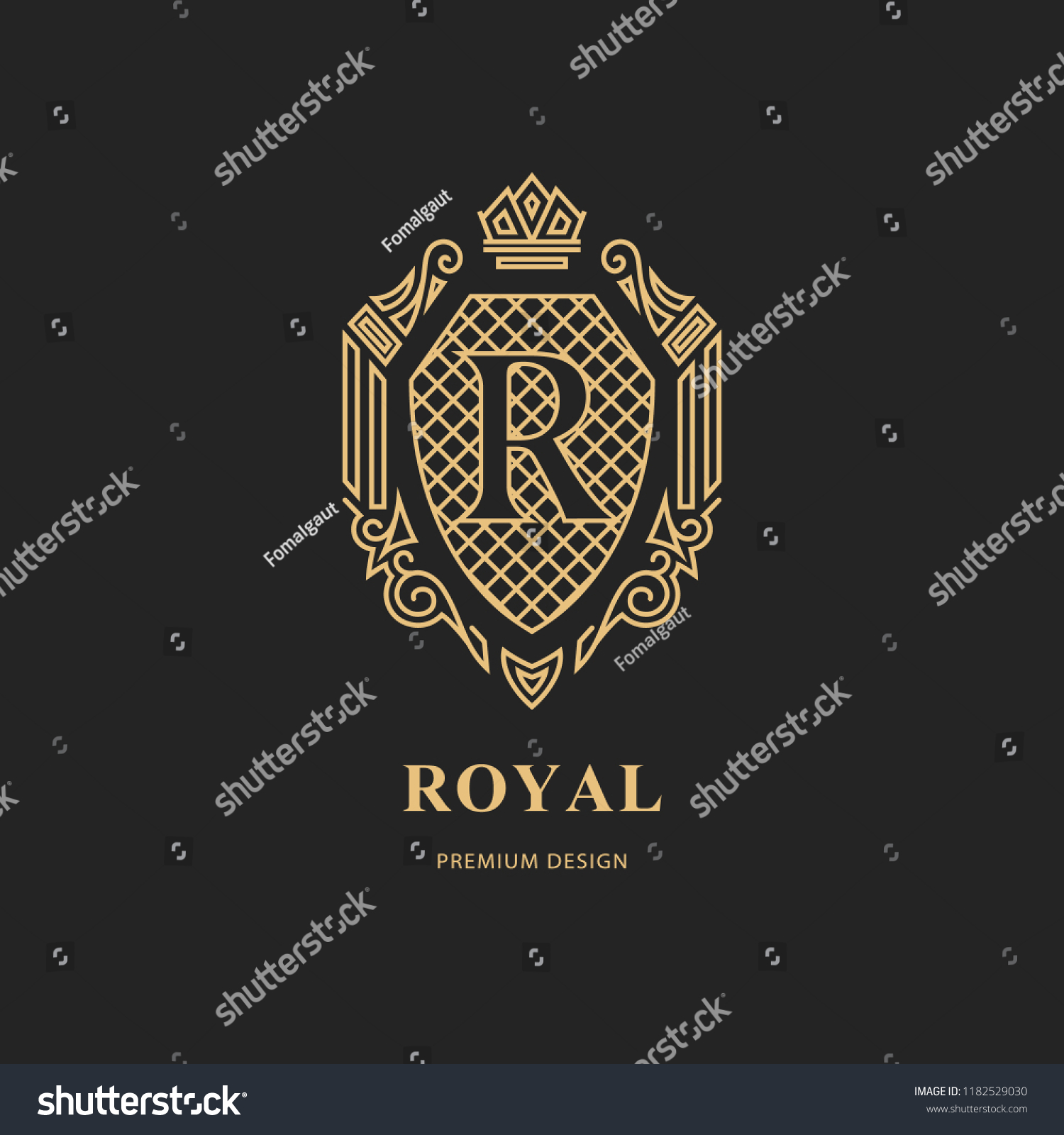 Monogram Design Elements Graceful Template Calligraphic Stock Vector ...