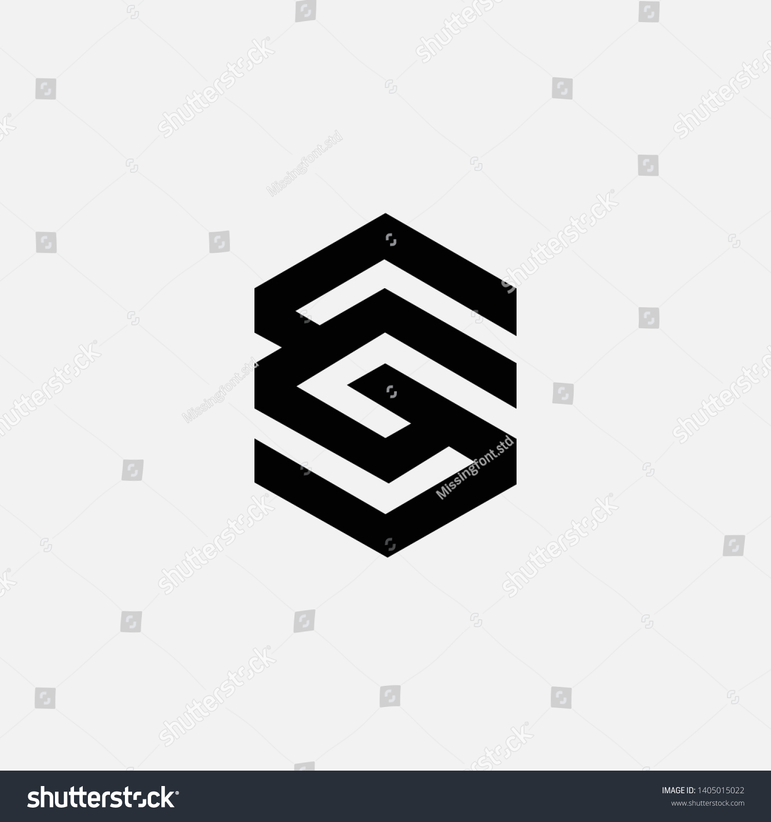 Monogram Sg Gs Logo Design Inspiration Stock Vector (Royalty Free ...