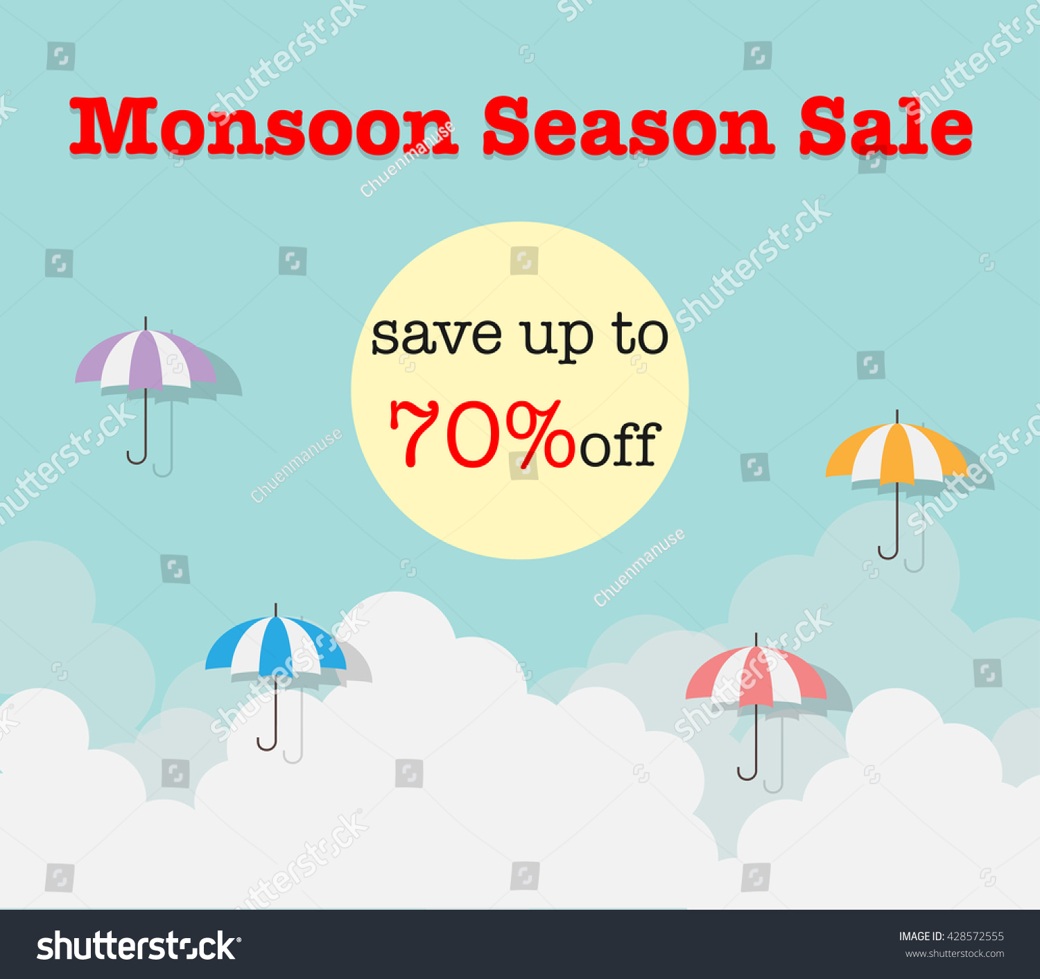 umbrella advertisement