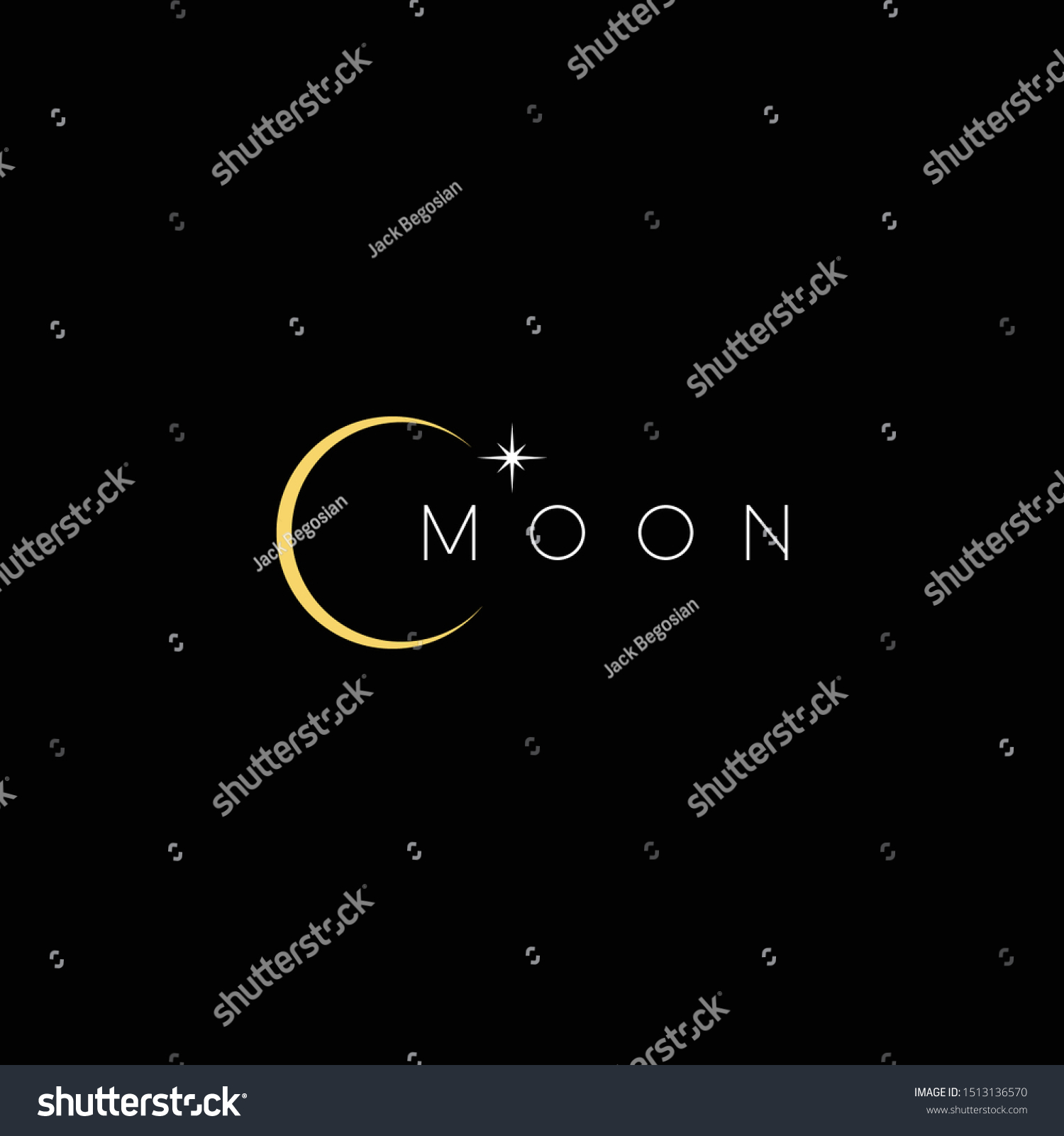 5,598 Half moon logo Stock Vectors, Images & Vector Art | Shutterstock