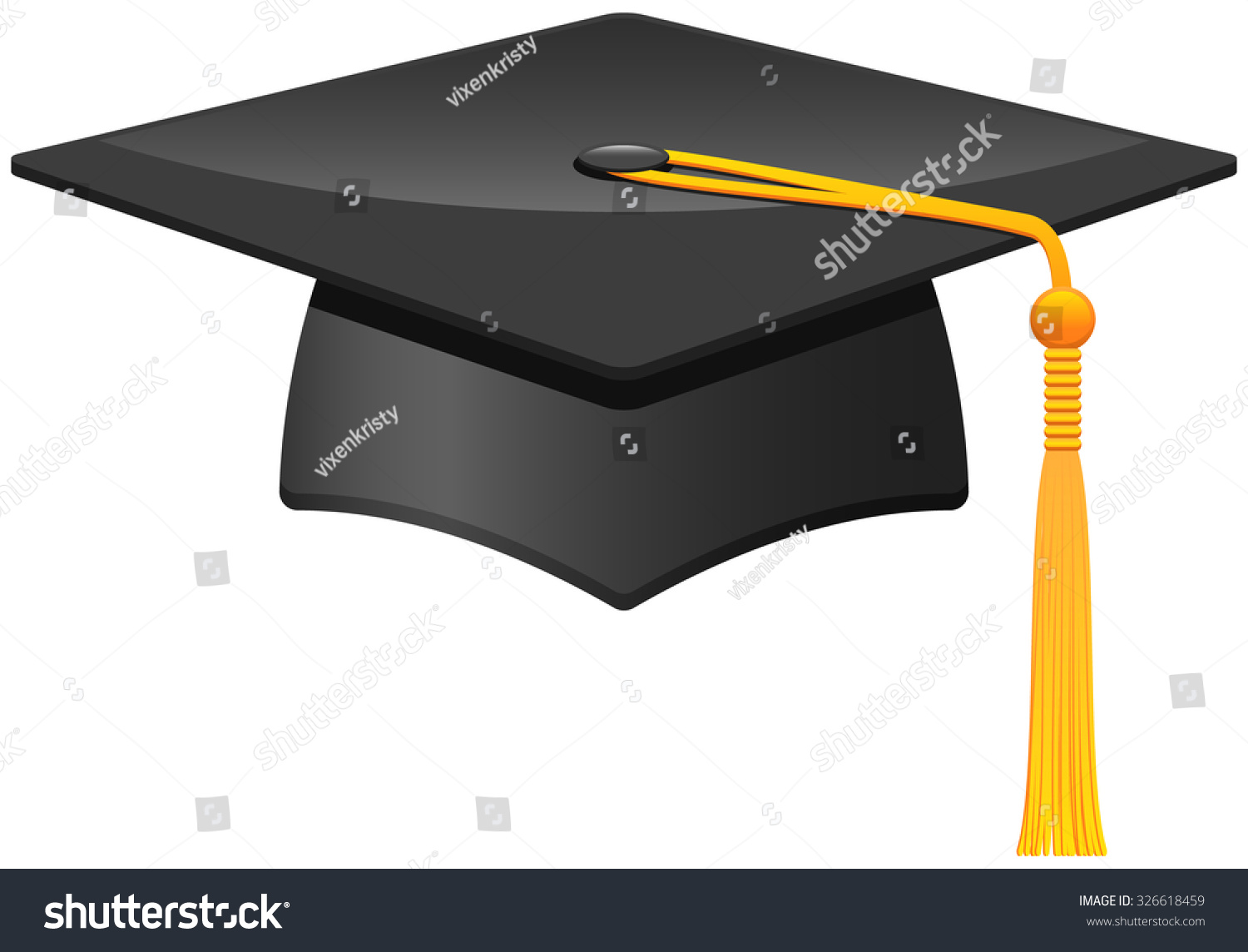 Mortarboard, Vector Icon. - 326618459 : Shutterstock