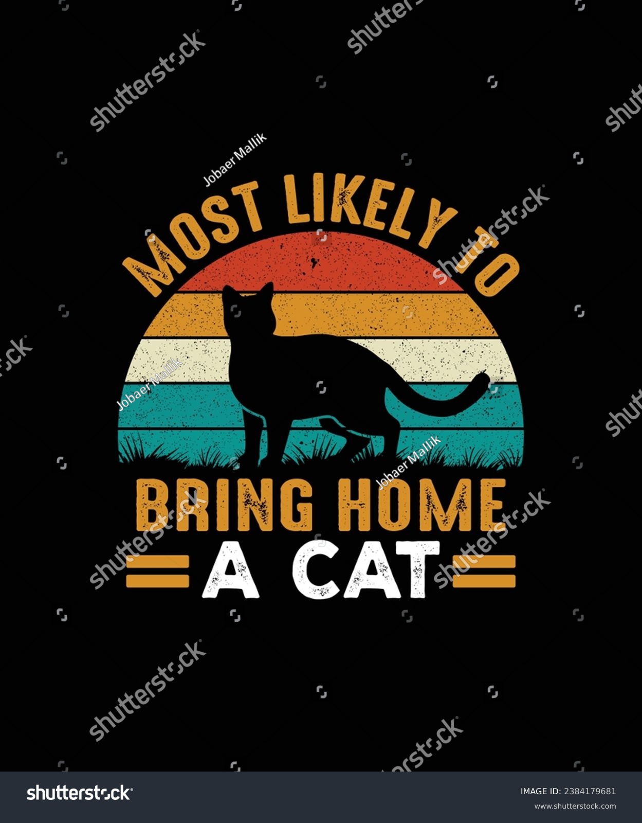 SVG of Most likely to bring home a cat pet t shirt svg