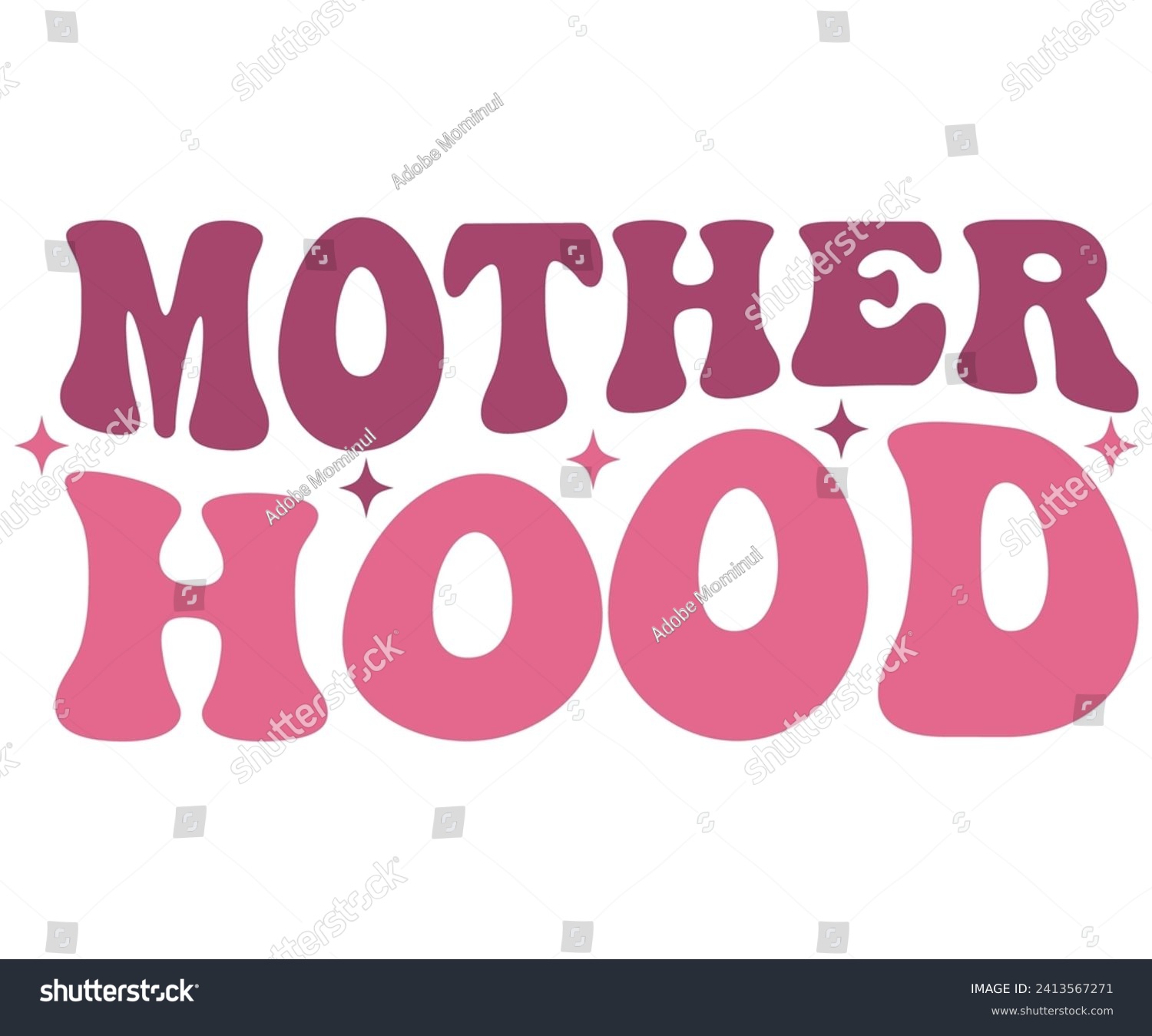 SVG of Motherhood Retro Svg,Mothers Day Svg,Png,Mom Quotes Svg,Funny Mom Svg,Gift For Mom Svg,Mom life Svg,Mama Svg,Mommy T-shirt Design,Svg Cut File,Dog Mom deisn,Retro Groovy,Auntie T-shirt Design, svg