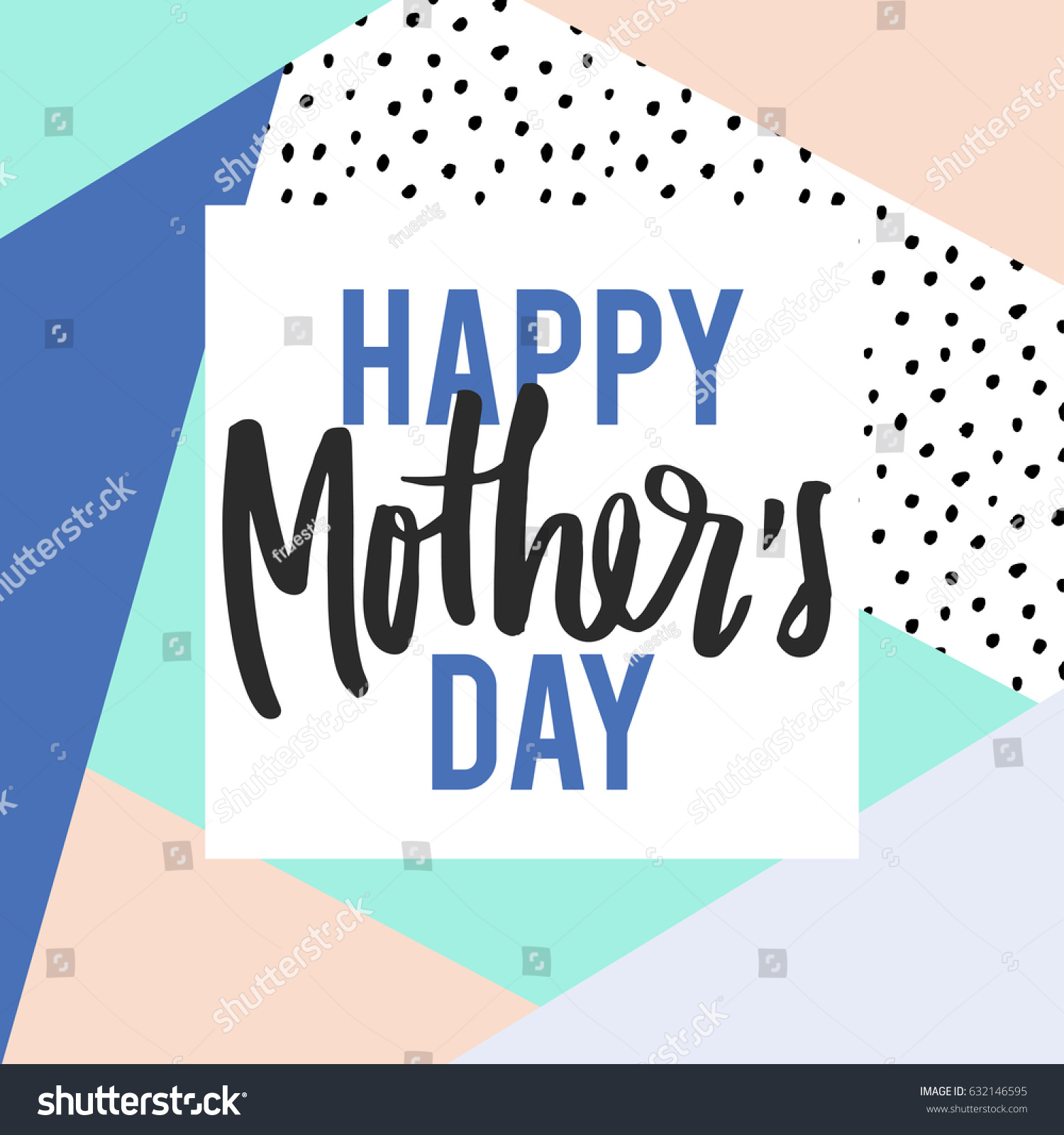 Mothers Day Lettering Overlays Vector Calligraphy Stock Vector Royalty Free 632146595