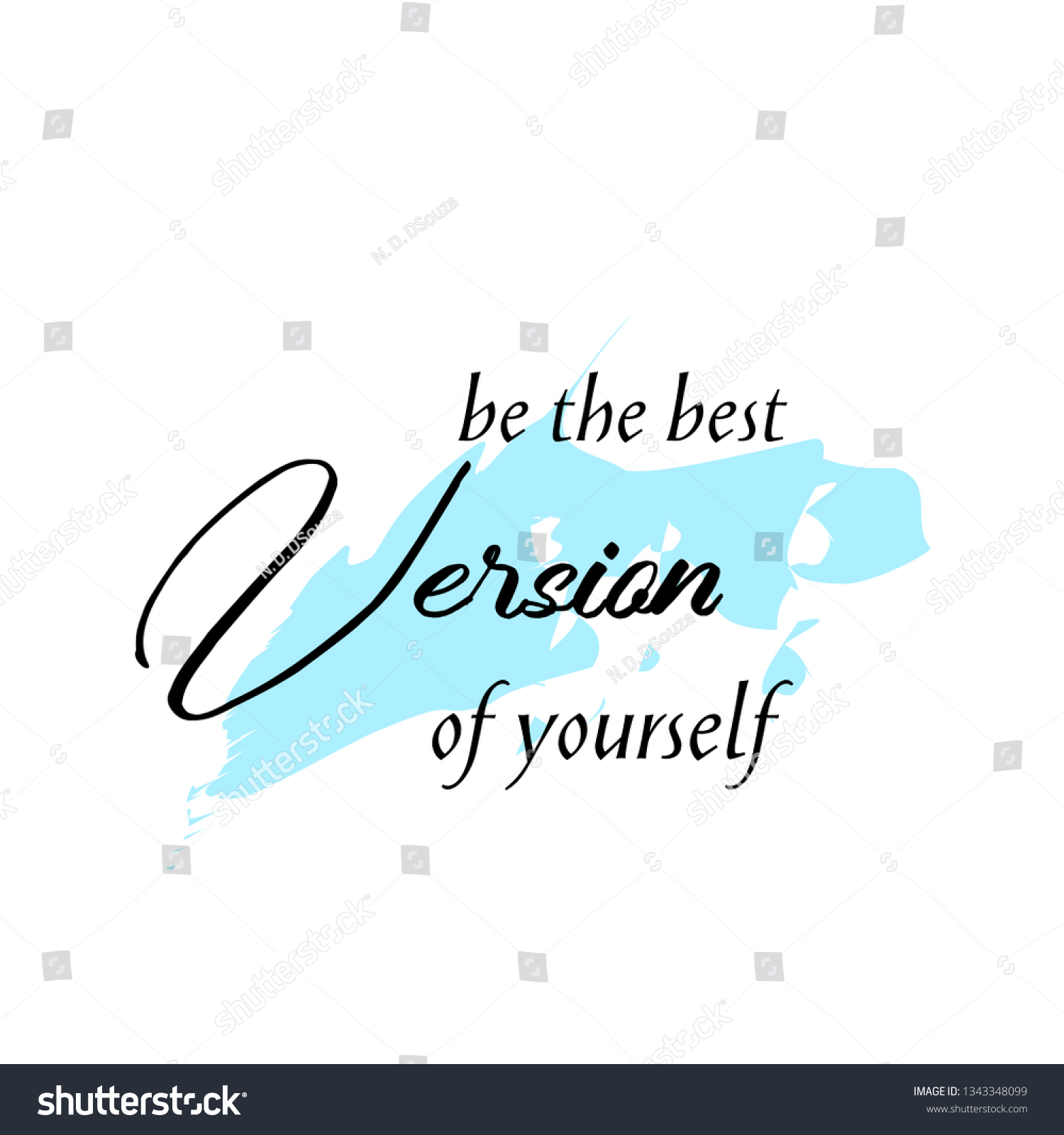 Motivational Quote Typography Print Use Poster Stock Vector (Royalty ...