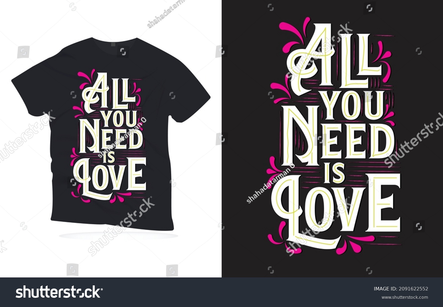 Motivational Quotes Lettering Design Lettering Design Stock Vector ...