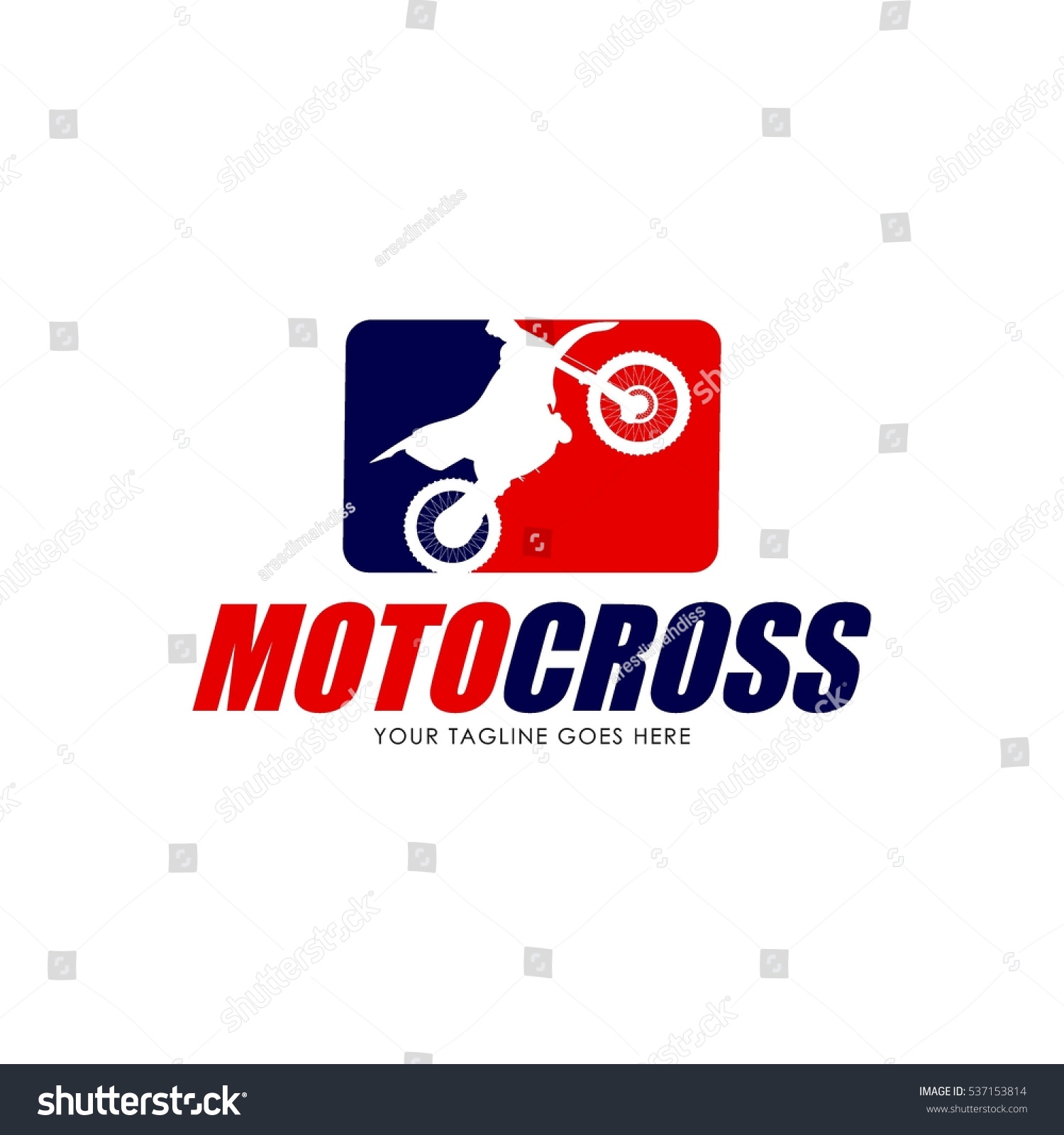 Motocross Logo Stock Vector 537153814 - Shutterstock