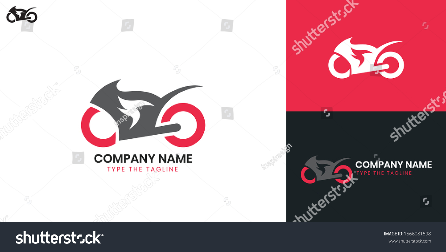 Motorcycle Logo All Elements On This Stock Vector (Royalty Free) 1566081598