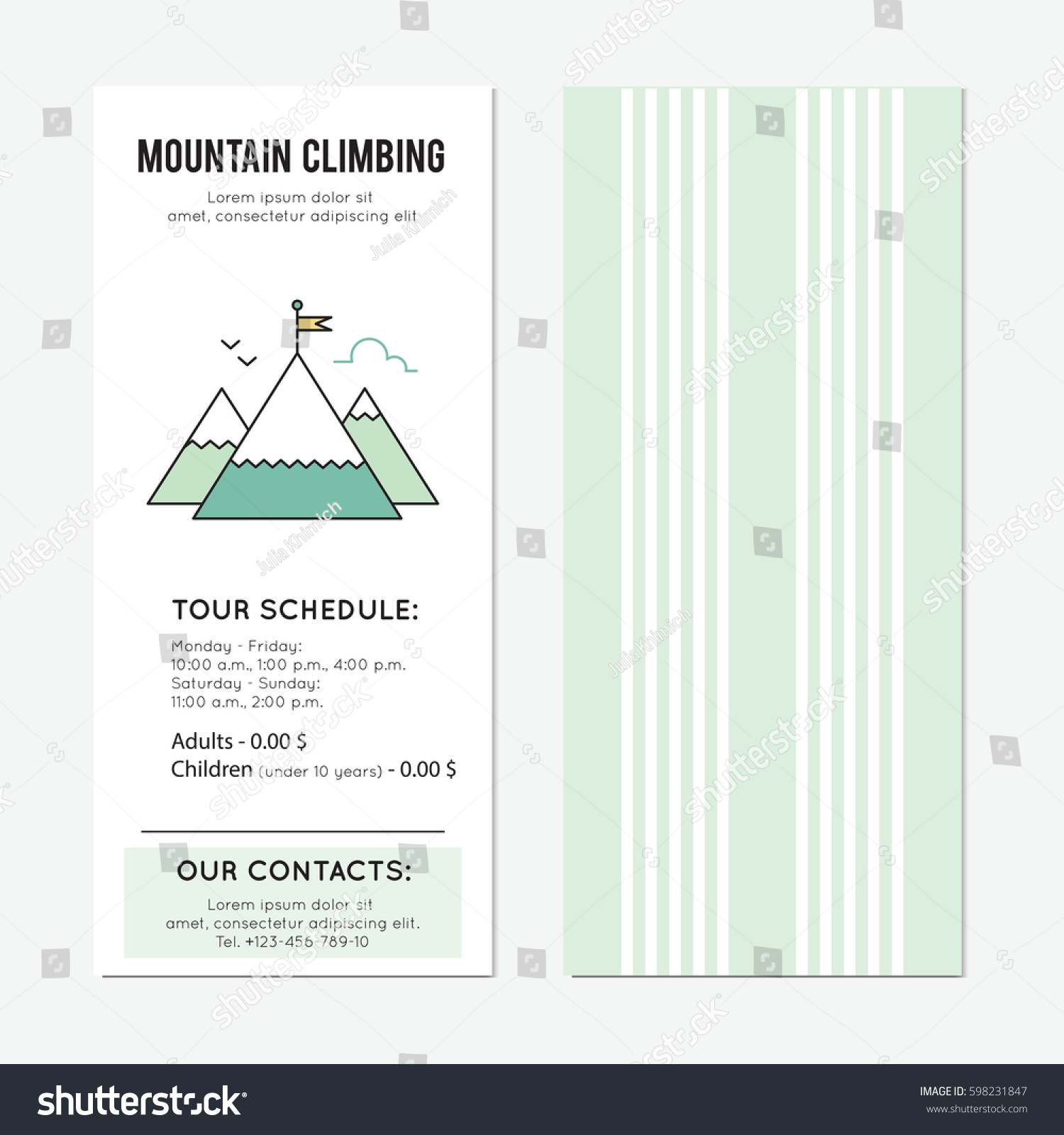 tour agenda template