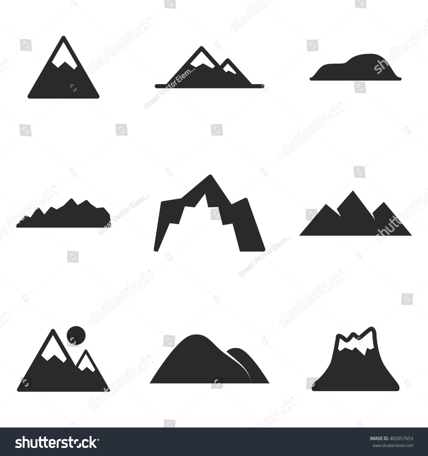 Free Free 203 Mountain Svg Simple SVG PNG EPS DXF File