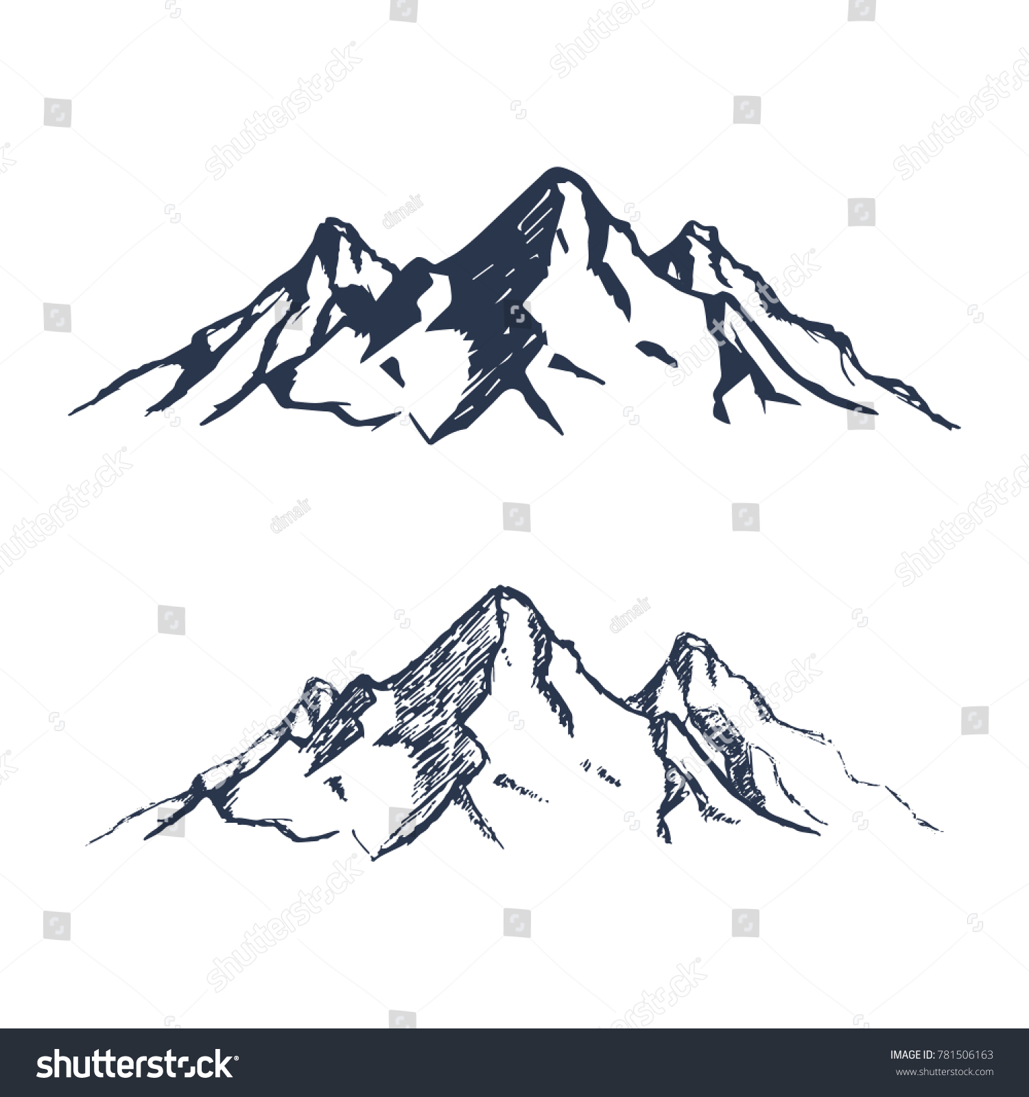 216,500 Mountain drawings Images, Stock Photos & Vectors | Shutterstock