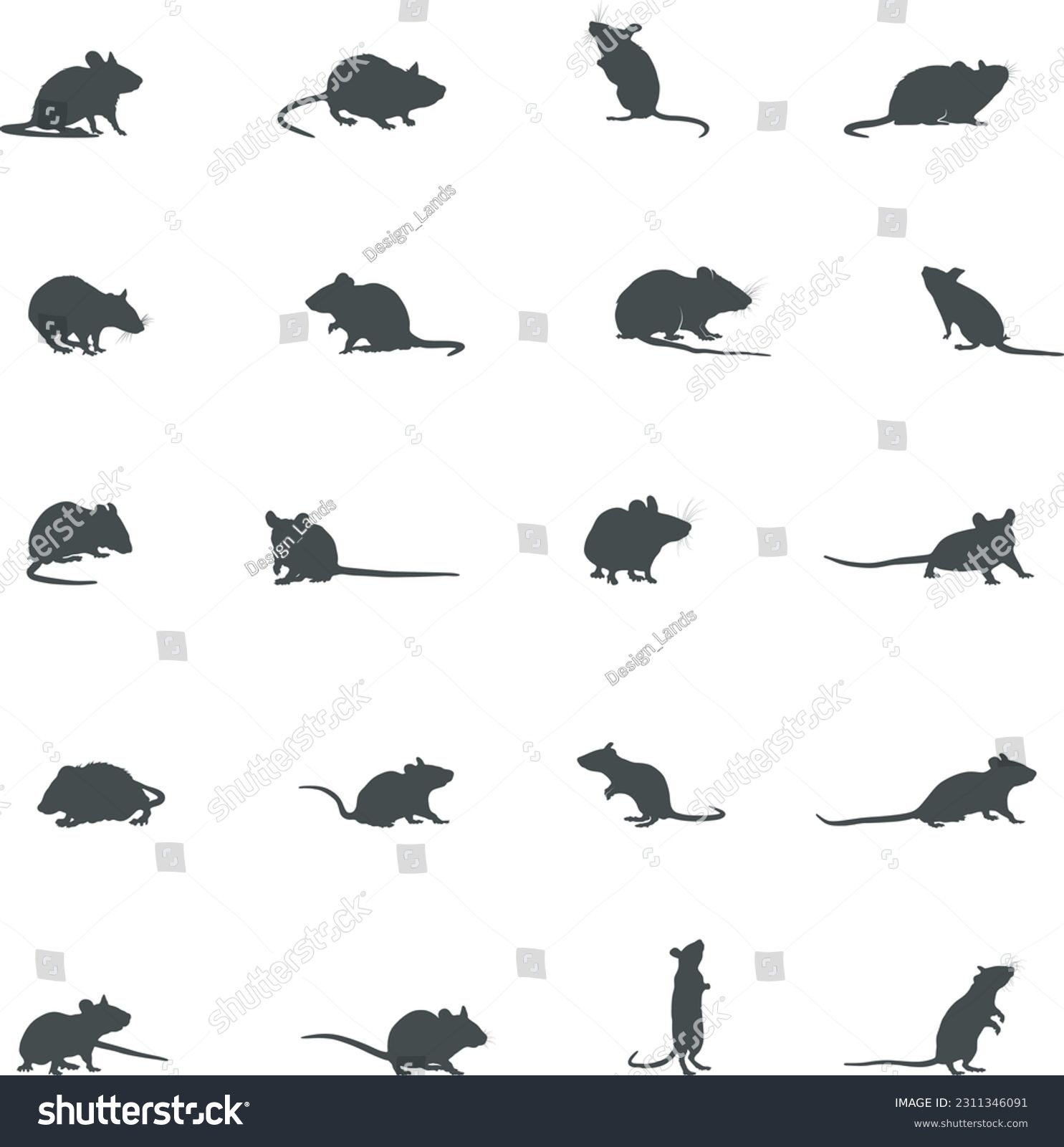 SVG of Mouse silhouette, Mouse rat mice silhouette, Mouse SVG, Mouse vector art. svg