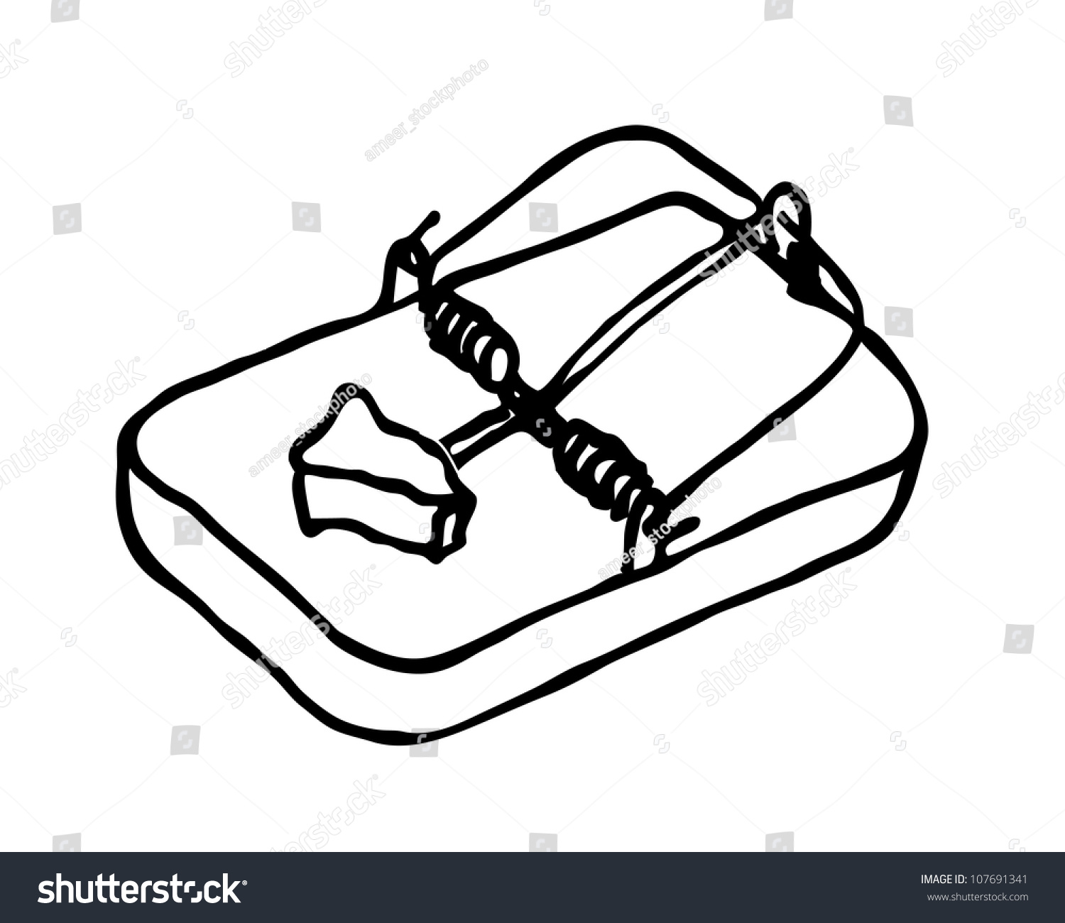 Mouse Trap ìŠ¤í†¡ ë²¡í„° 107691341 - Shutterstock